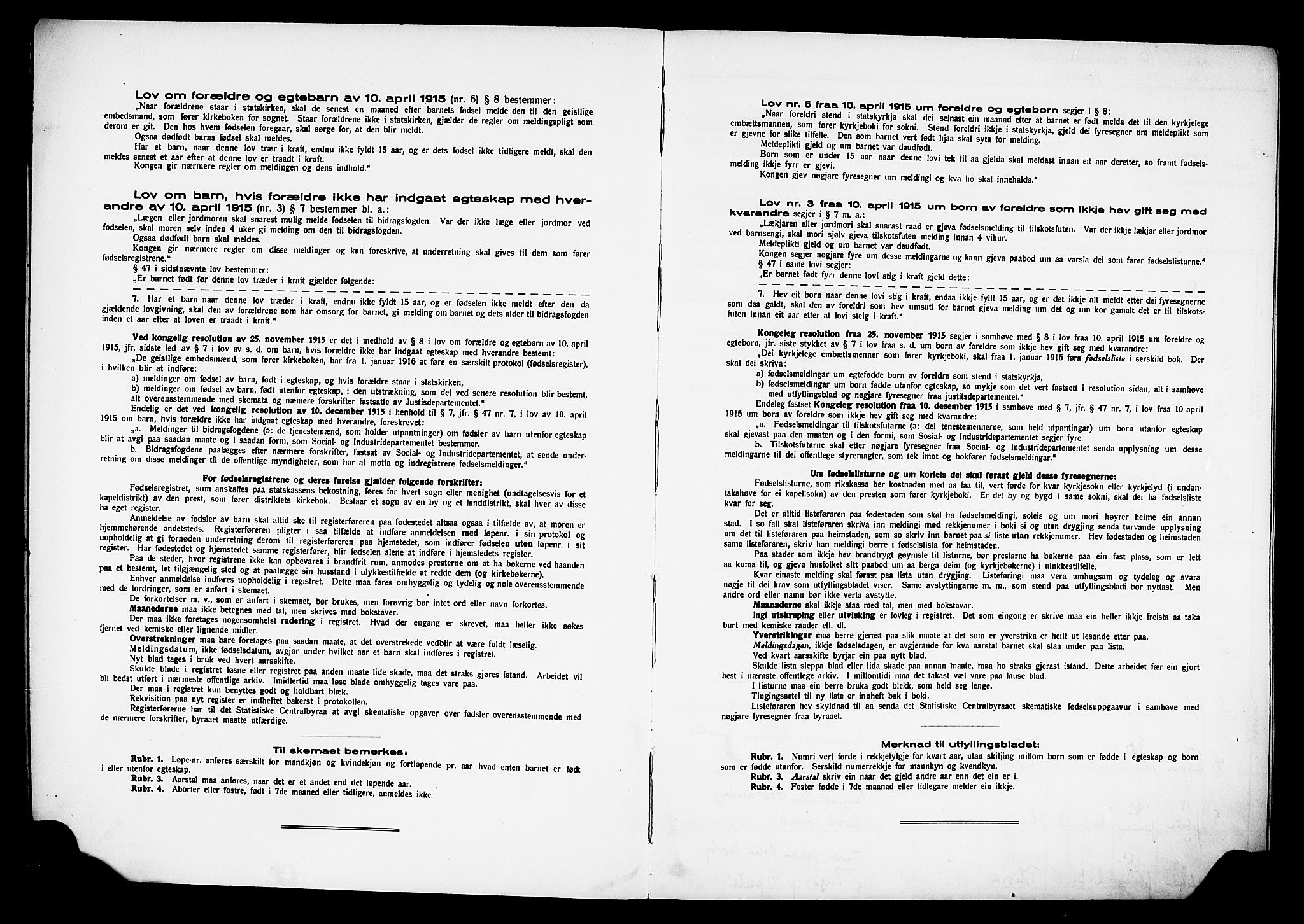 Trysil prestekontor, AV/SAH-PREST-046/I/Id/Ida/L0001: Fødselsregister nr. I 1, 1916-1927