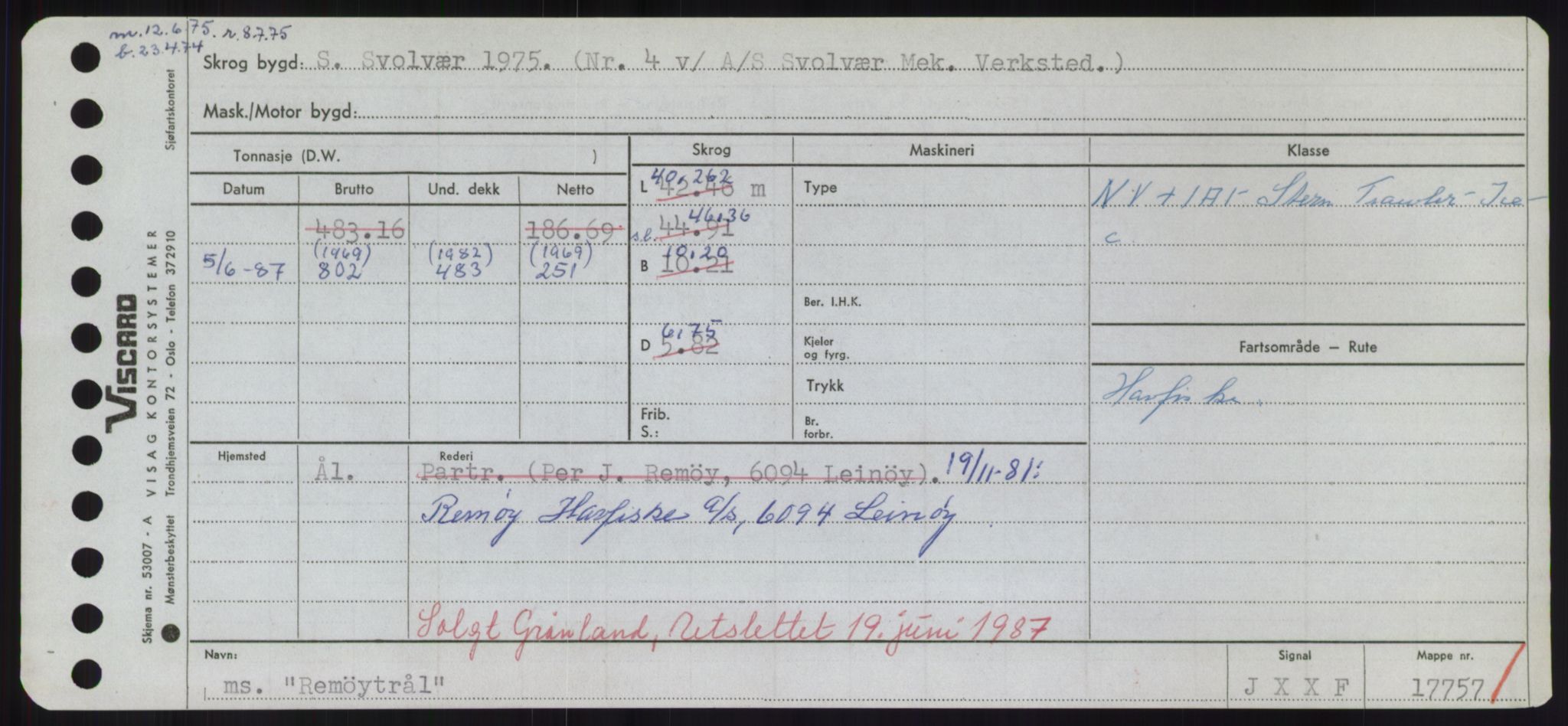 Sjøfartsdirektoratet med forløpere, Skipsmålingen, AV/RA-S-1627/H/Hd/L0030: Fartøy, Q-Riv, s. 415