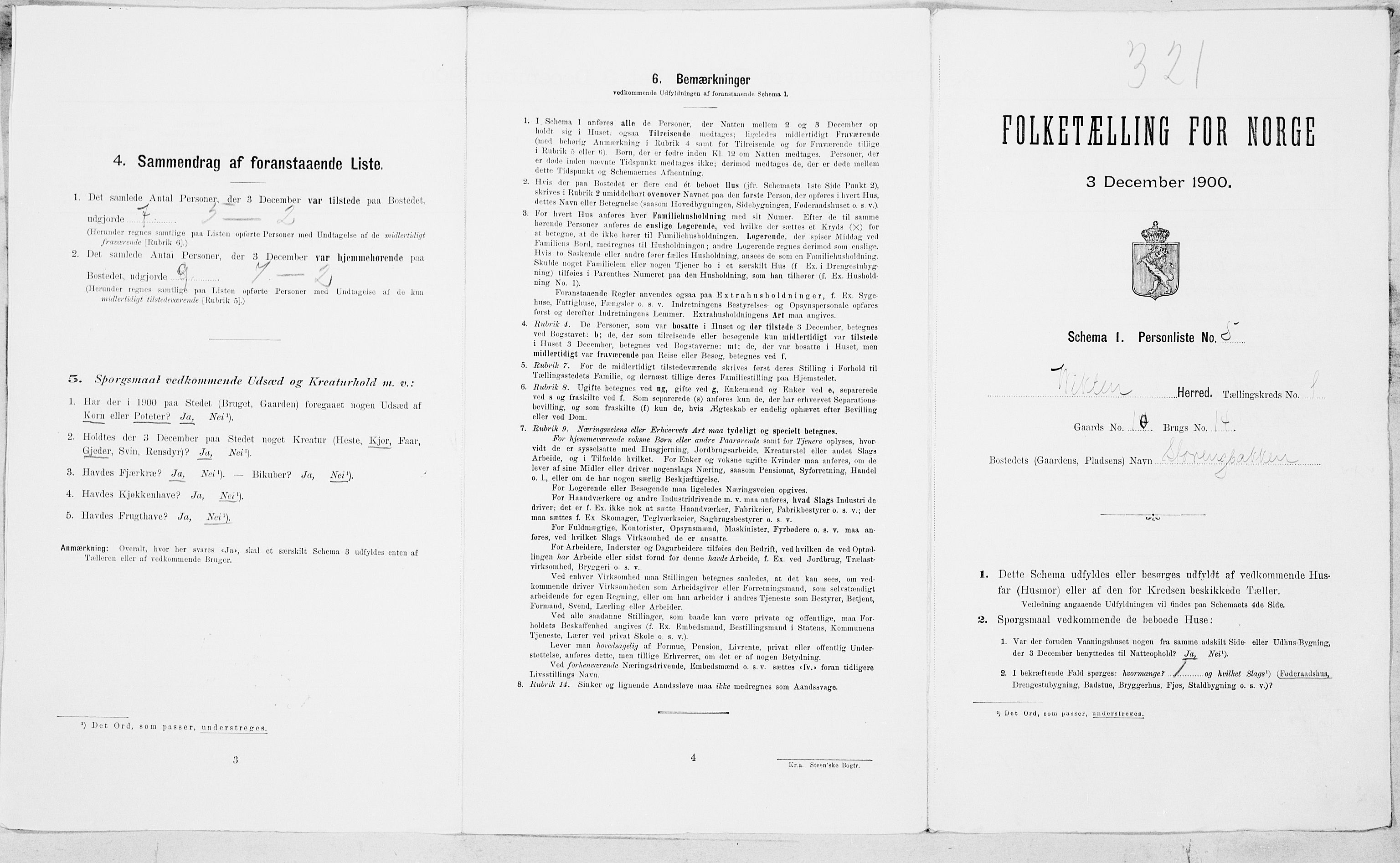 SAT, Folketelling 1900 for 1750 Vikna herred, 1900, s. 30