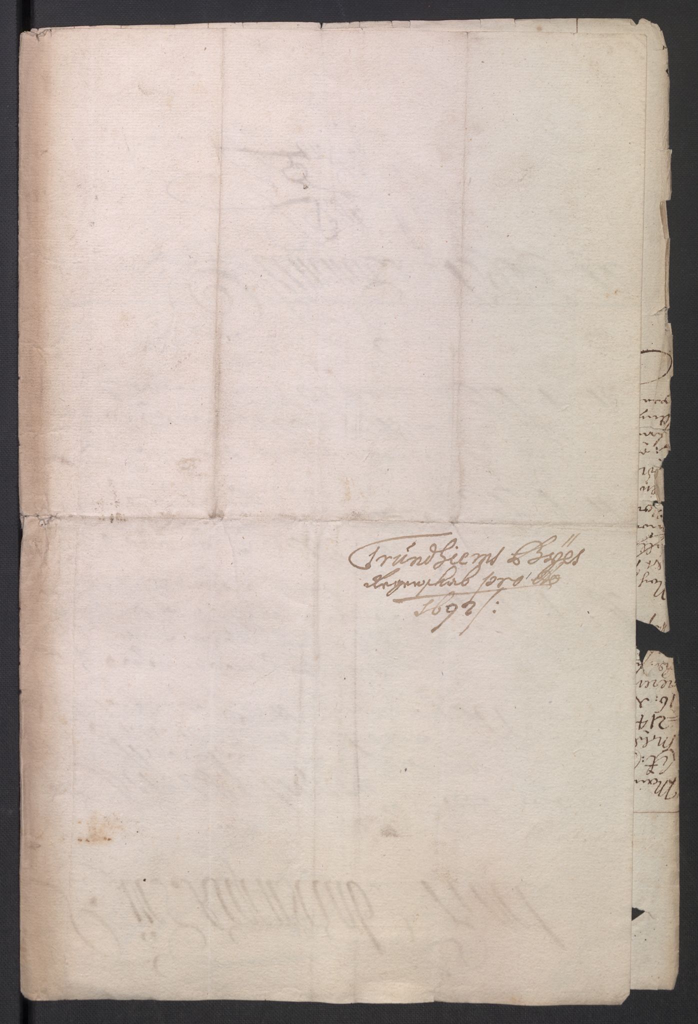 Rentekammeret inntil 1814, Reviderte regnskaper, Byregnskaper, AV/RA-EA-4066/R/Rs/L0506: [S2] Kontribusjonsregnskap, 1691-1692, s. 592