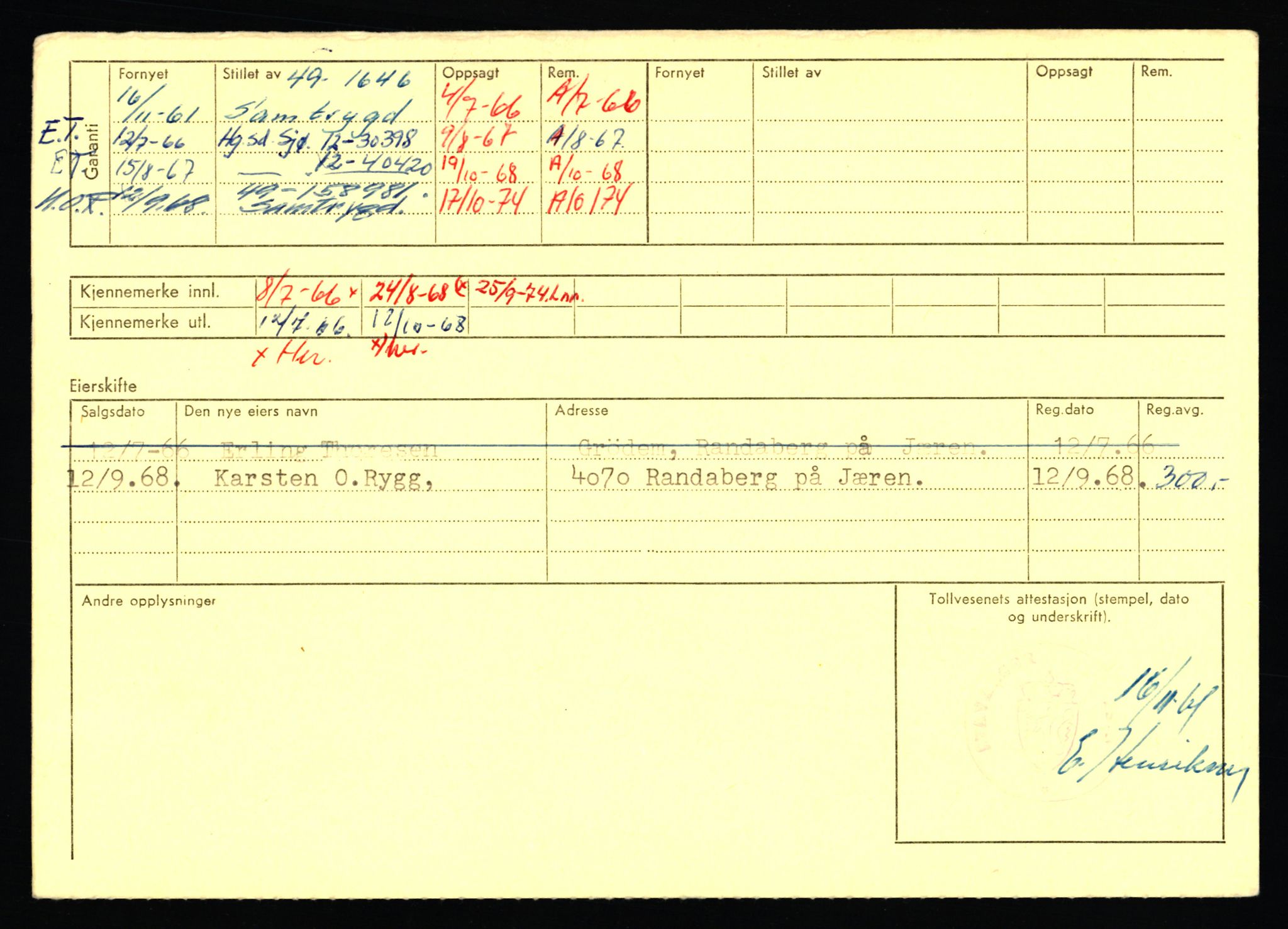 Stavanger trafikkstasjon, AV/SAST-A-101942/0/F/L0054: L-54200 - L-55699, 1930-1971, s. 1692
