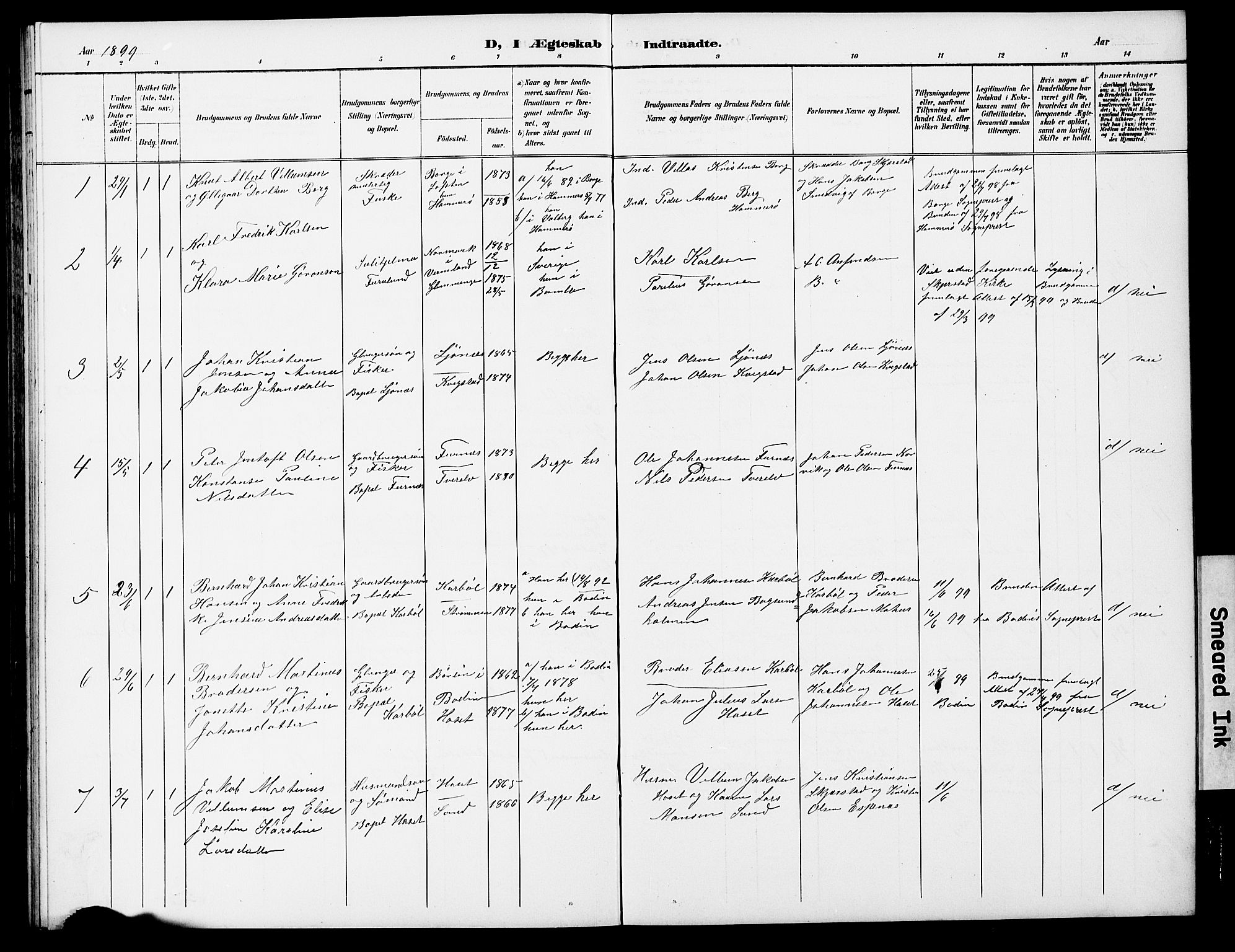 Ministerialprotokoller, klokkerbøker og fødselsregistre - Nordland, AV/SAT-A-1459/852/L0755: Klokkerbok nr. 852C06, 1895-1902