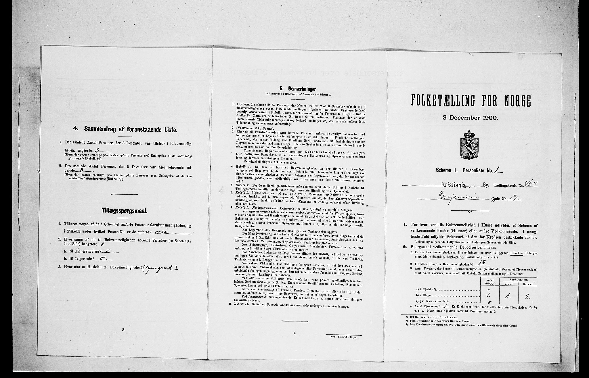 SAO, Folketelling 1900 for 0301 Kristiania kjøpstad, 1900, s. 27875