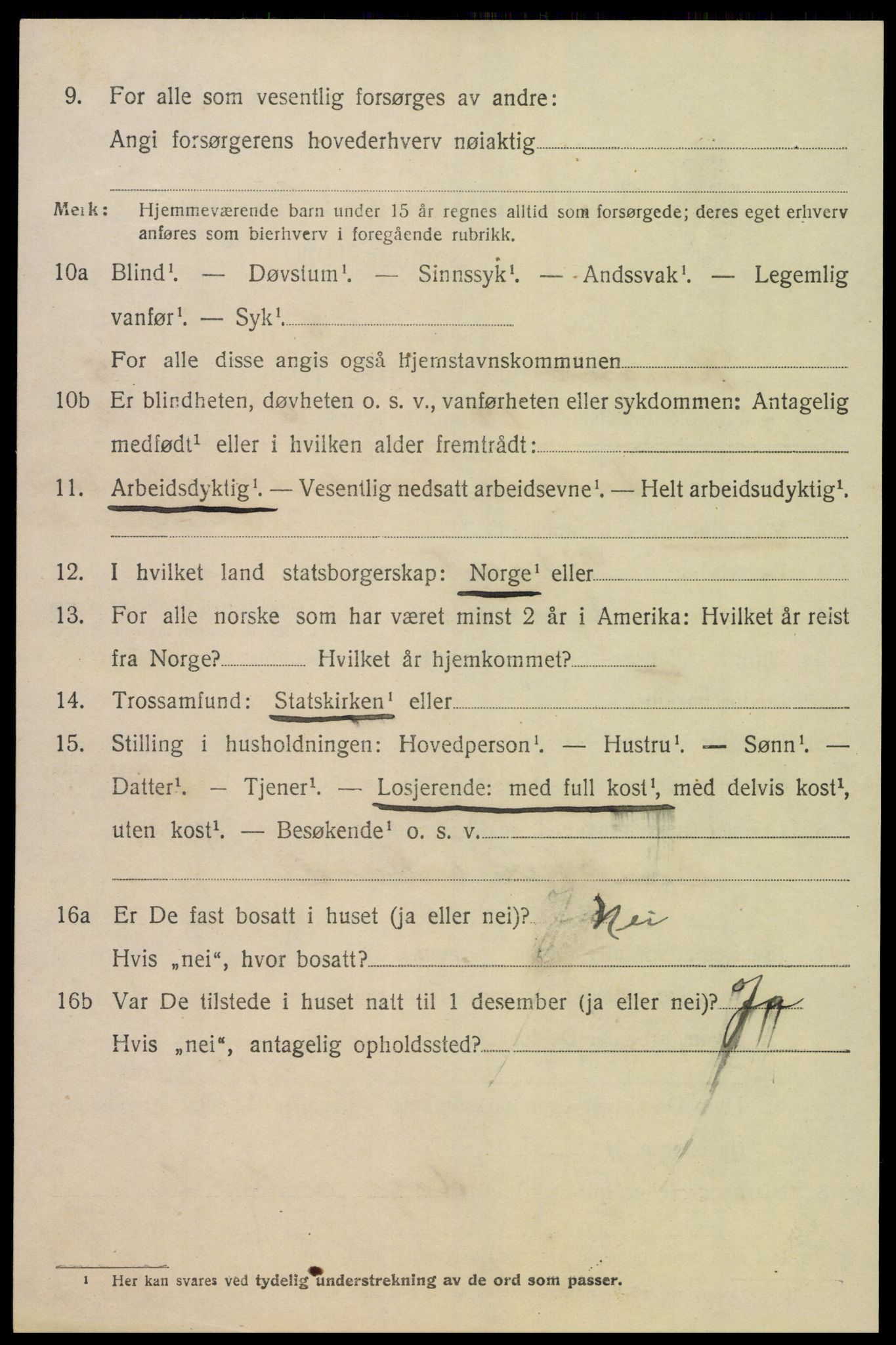 SAK, Folketelling 1920 for 1027 Konsmo herred, 1920, s. 1389
