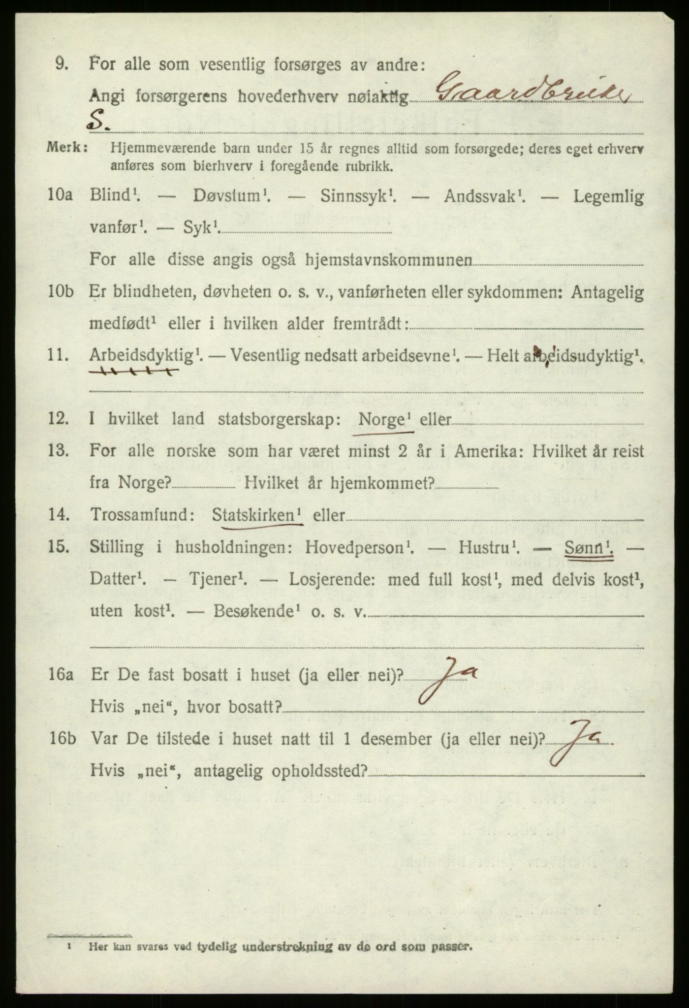 SAB, Folketelling 1920 for 1445 Gloppen herred, 1920, s. 7673