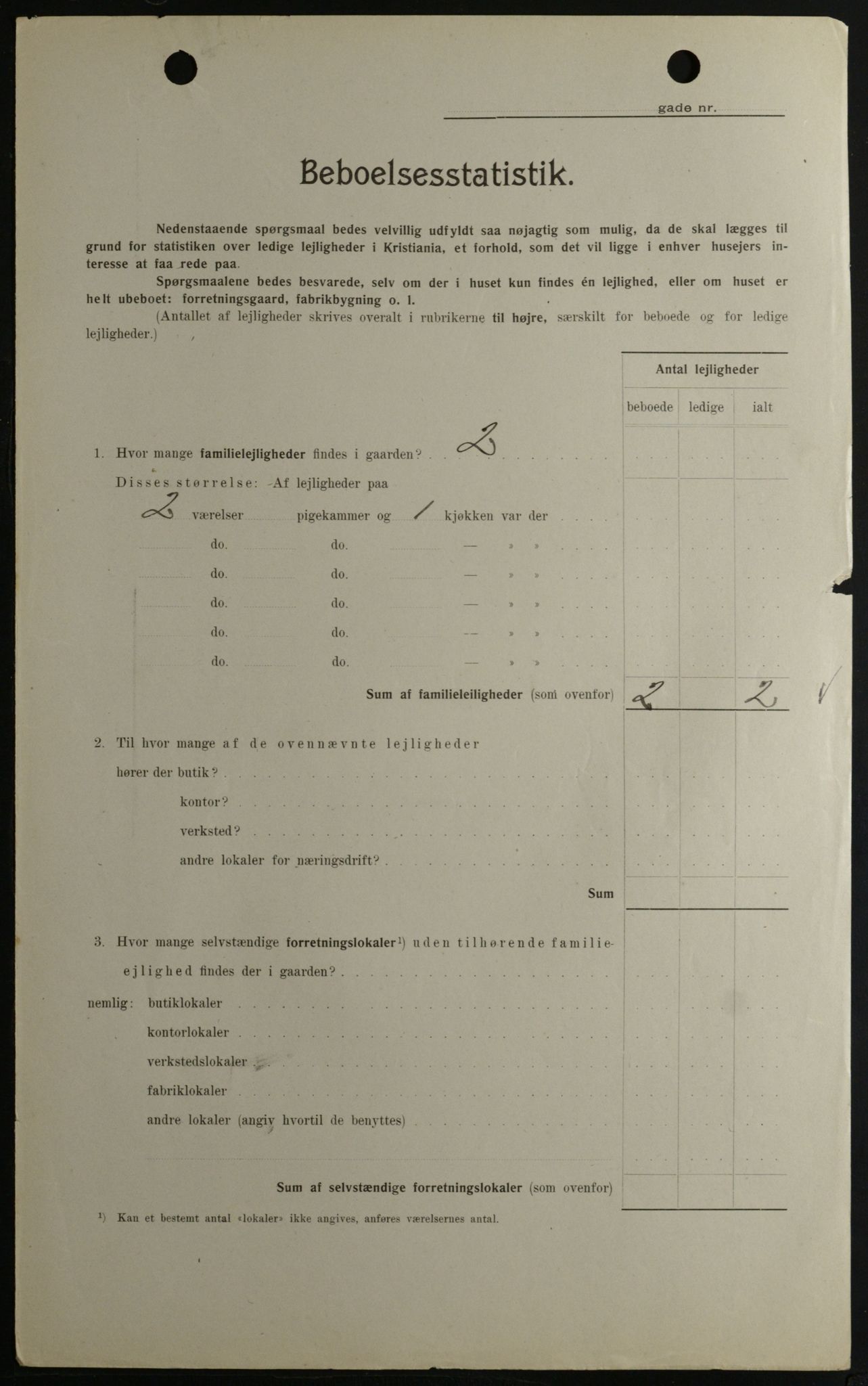 OBA, Kommunal folketelling 1.2.1908 for Kristiania kjøpstad, 1908, s. 115751