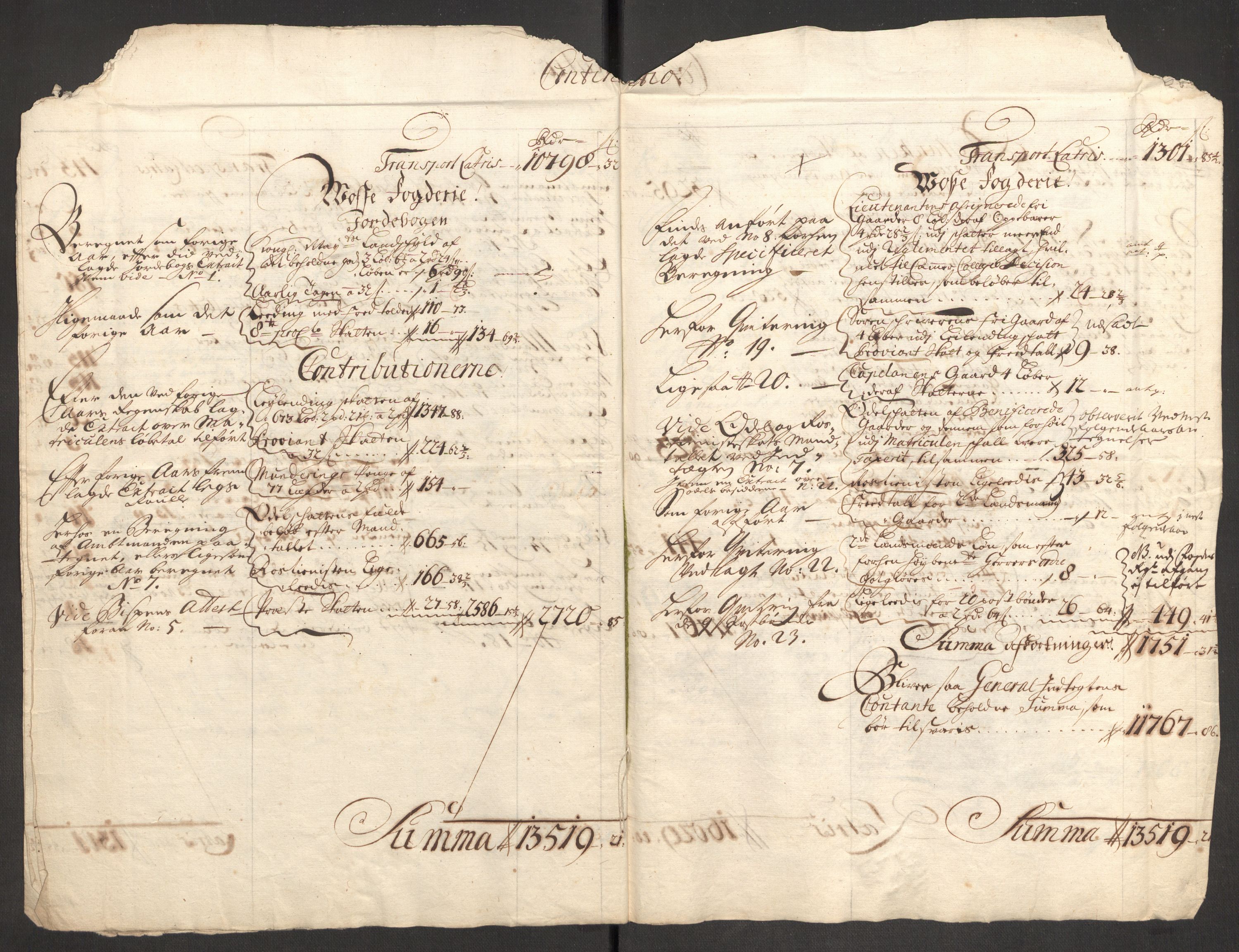 Rentekammeret inntil 1814, Reviderte regnskaper, Fogderegnskap, AV/RA-EA-4092/R51/L3190: Fogderegnskap Nordhordland og Voss, 1709, s. 20