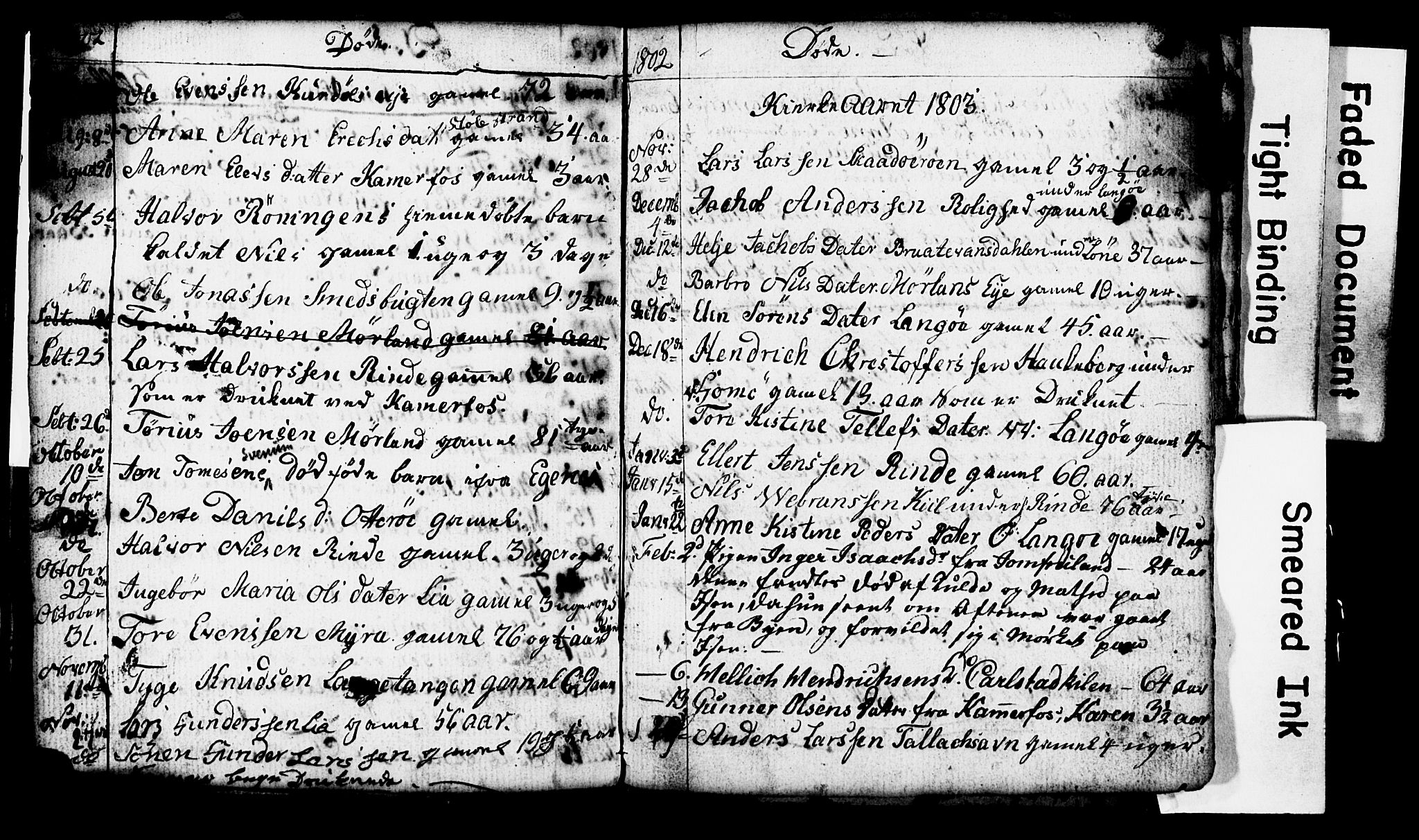 Sannidal kirkebøker, SAKO/A-296/G/Ga/L0001: Klokkerbok nr. 1, 1782-1816