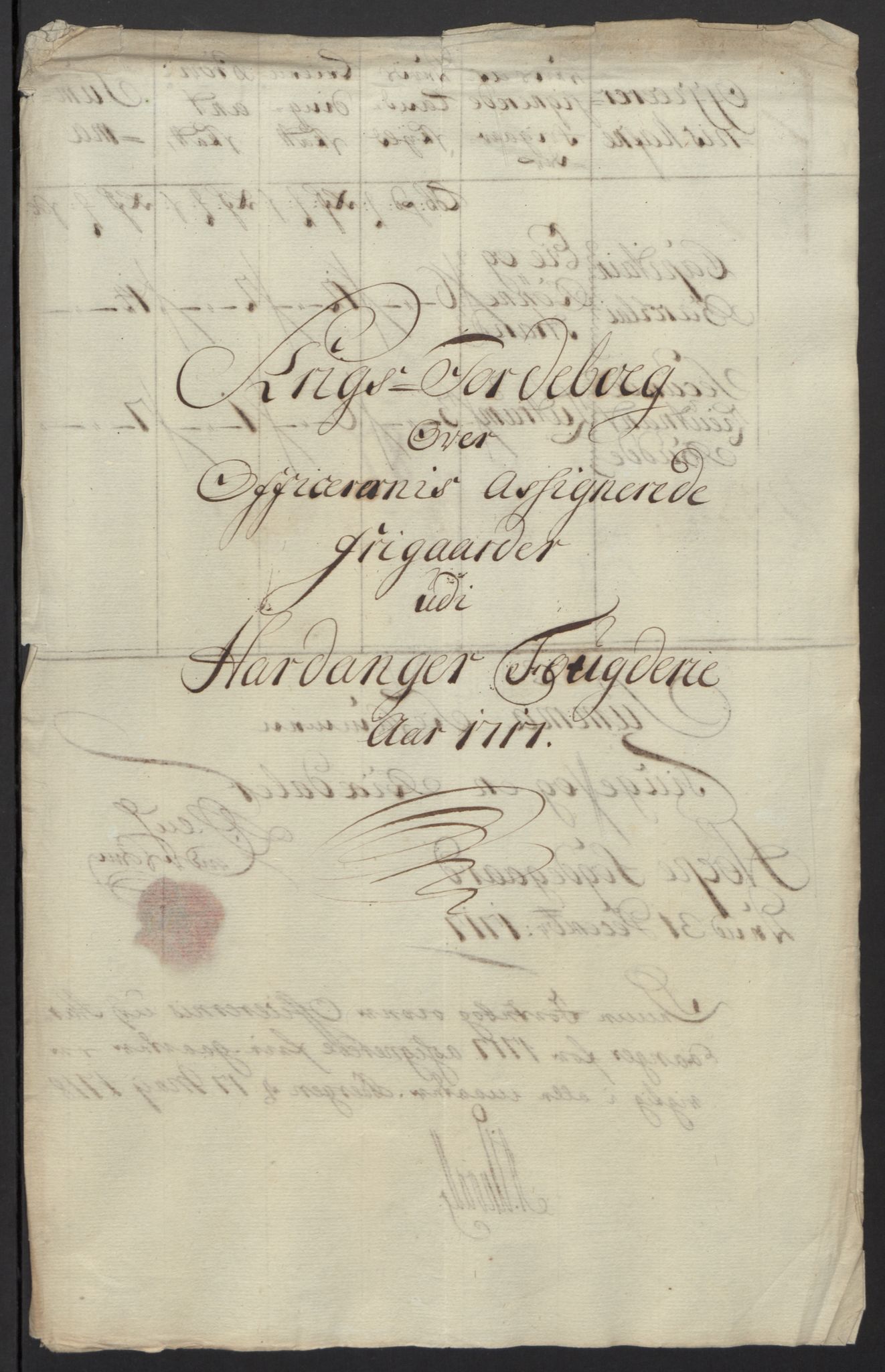 Rentekammeret inntil 1814, Reviderte regnskaper, Fogderegnskap, AV/RA-EA-4092/R48/L2994: Fogderegnskap Sunnhordland og Hardanger, 1717, s. 383