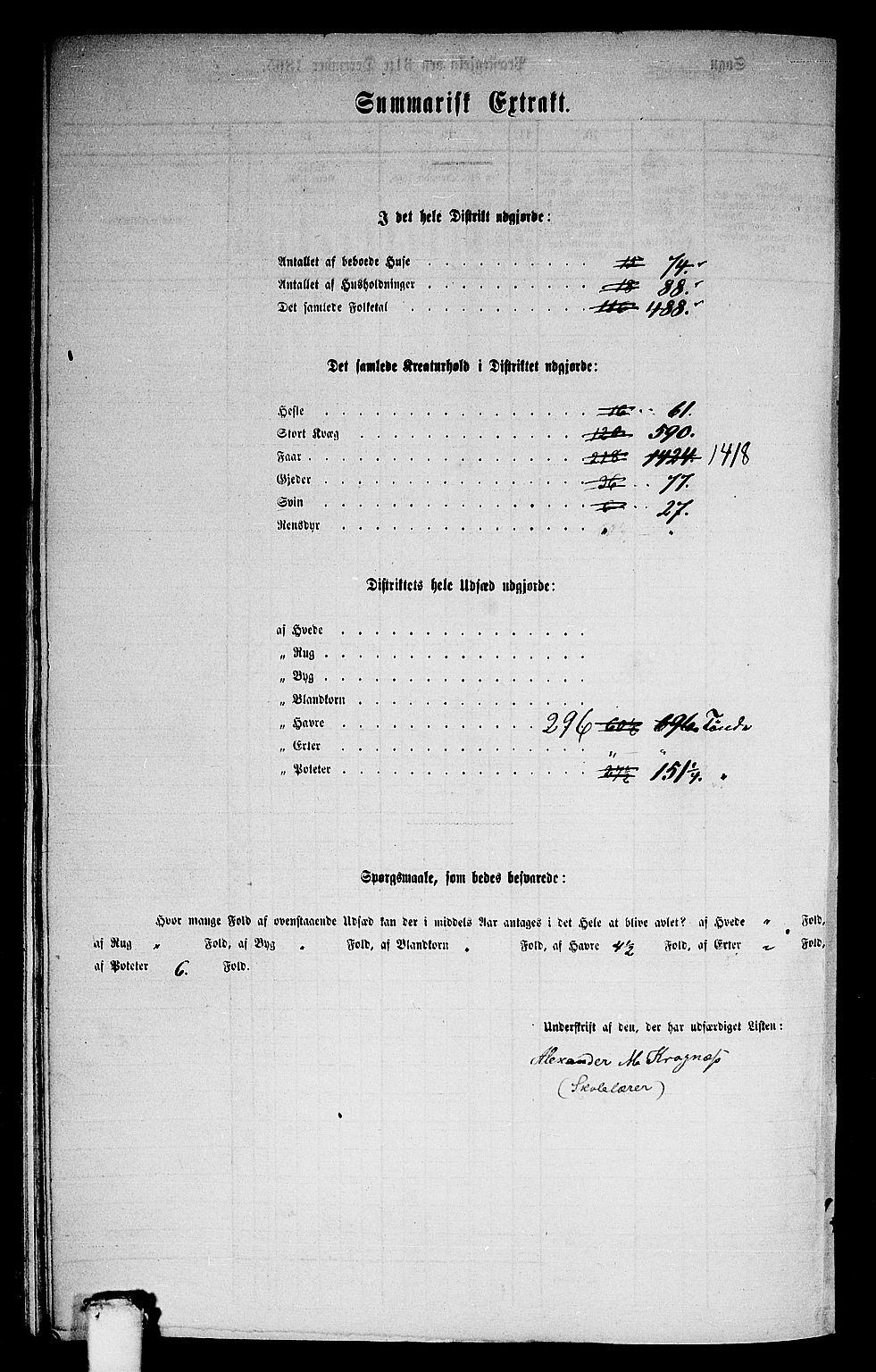 RA, Folketelling 1865 for 1432P Førde prestegjeld, 1865, s. 223