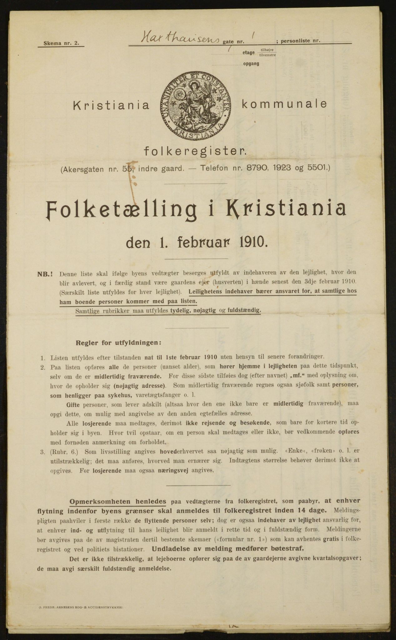 OBA, Kommunal folketelling 1.2.1910 for Kristiania, 1910, s. 34384