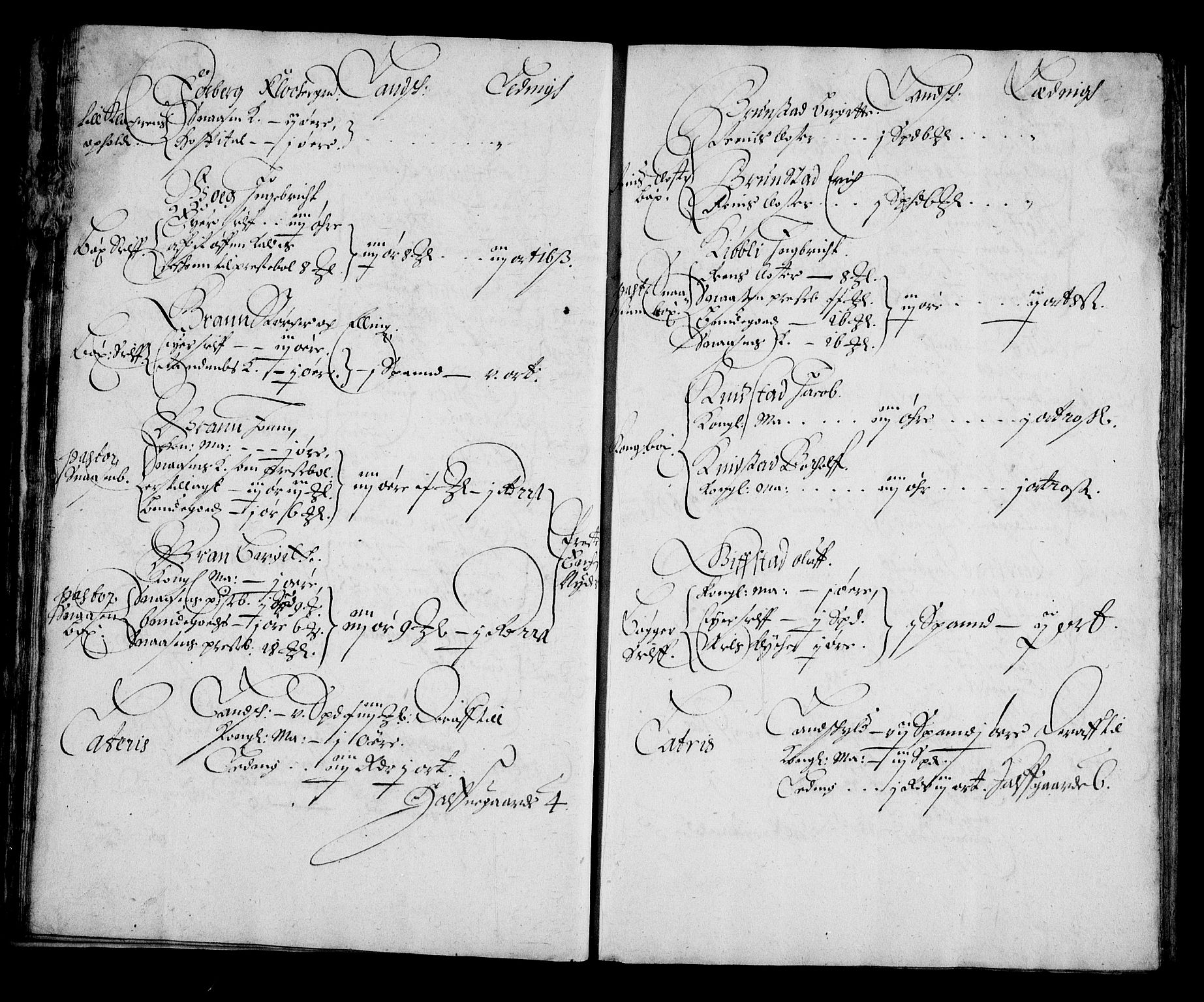 Rentekammeret inntil 1814, Realistisk ordnet avdeling, AV/RA-EA-4070/N/Na/L0002/0007: [XI g]: Trondheims stifts jordebøker: / Inderøy fogderi, 1664