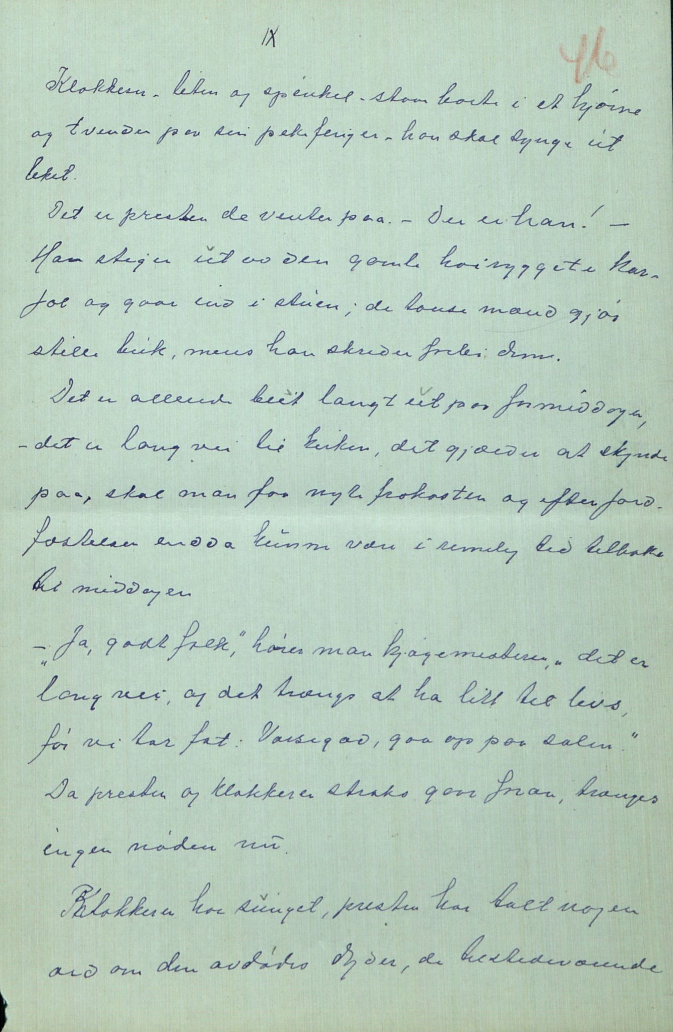 Rikard Berge, TEMU/TGM-A-1003/F/L0014/0040: 471-512 / 510 Brev til Berge frå Hankenæs + oppskrifter som H. kallar for sine, 1915-1917, s. 46
