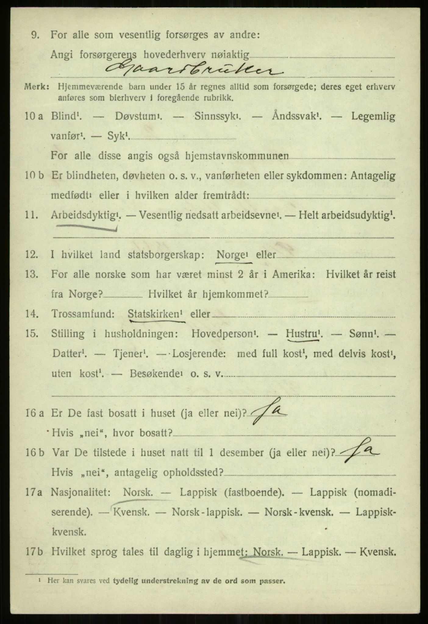 SATØ, Folketelling 1920 for 1935 Helgøy herred, 1920, s. 2491