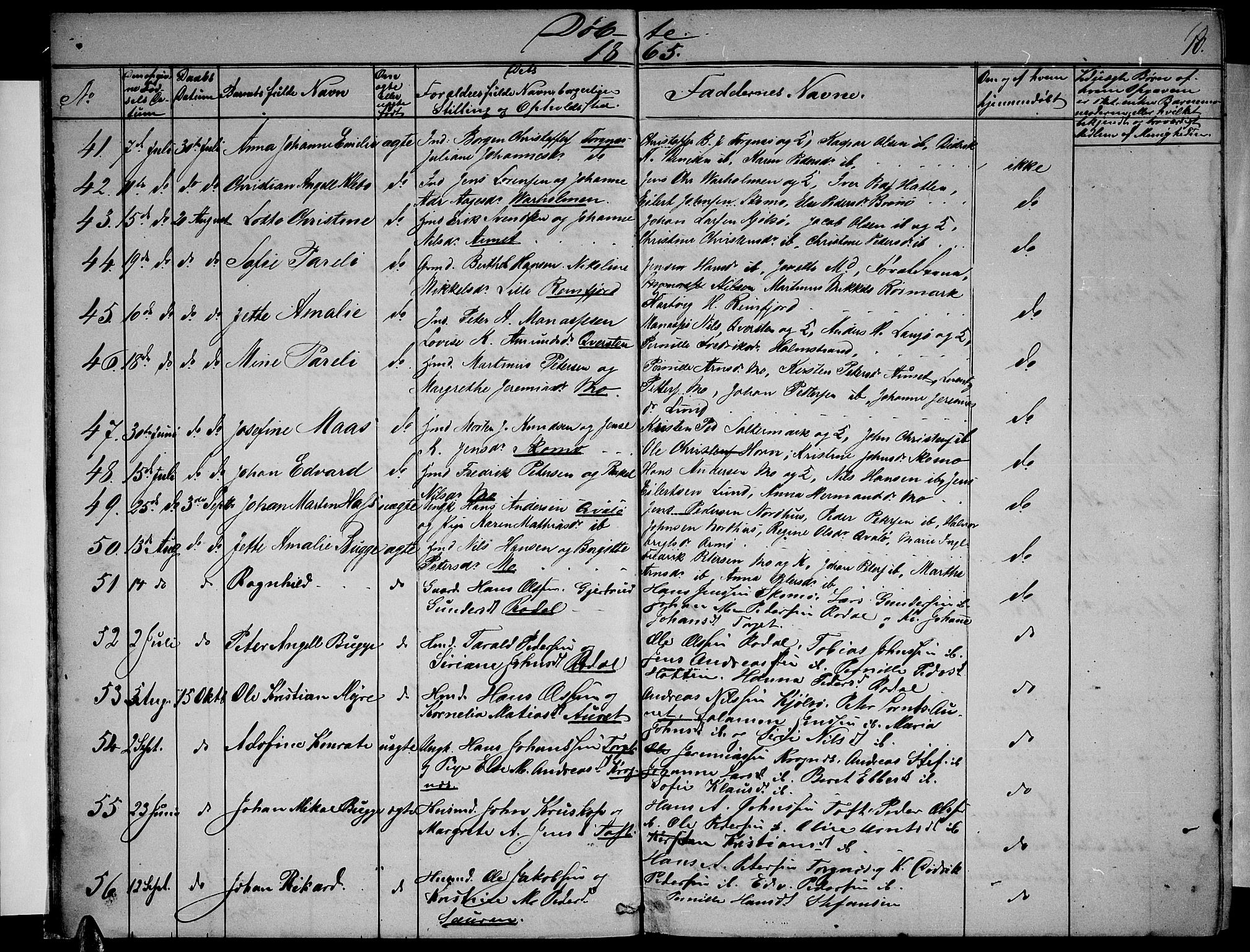 Ministerialprotokoller, klokkerbøker og fødselsregistre - Nordland, AV/SAT-A-1459/813/L0212: Klokkerbok nr. 813C04, 1864-1886, s. 10