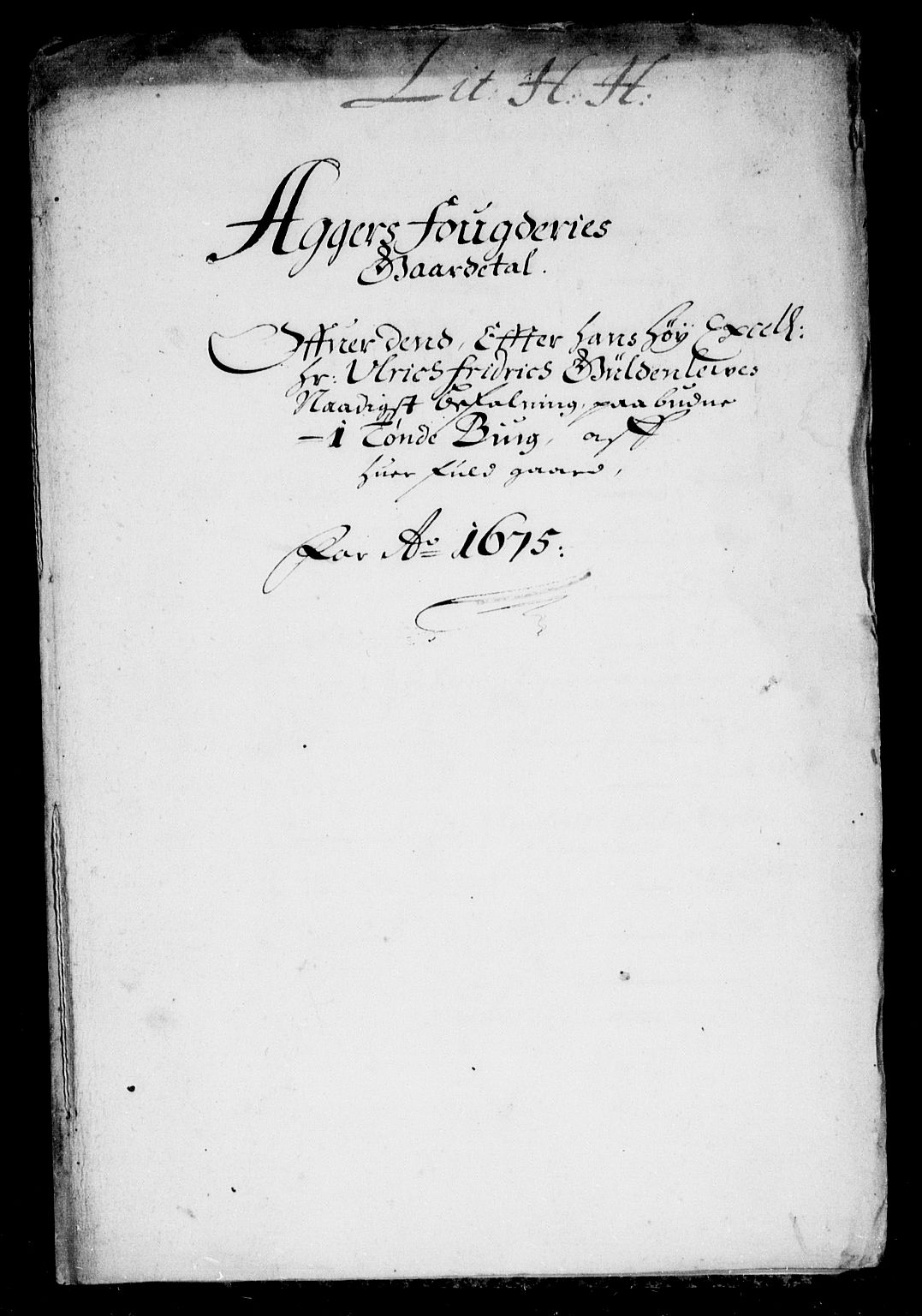 Rentekammeret inntil 1814, Reviderte regnskaper, Stiftamtstueregnskaper, Landkommissariatet på Akershus og Akershus stiftamt, AV/RA-EA-5869/R/Rb/L0113: Akershus stiftamt, 1675