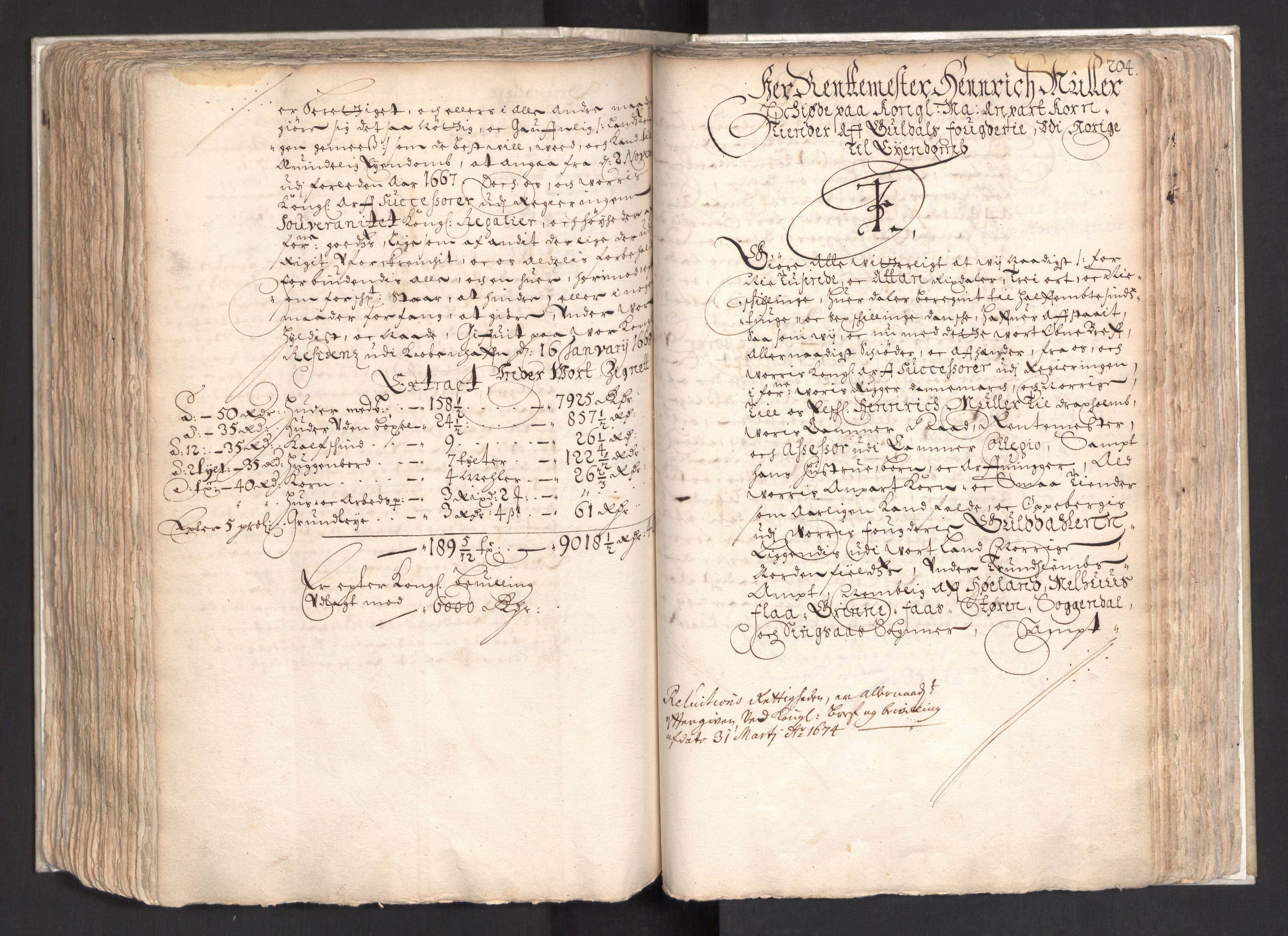 Rentekammeret, Kammerkanselliet, RA/EA-3111/G/Gg/Ggj/Ggja/L0003: Skjøtebok Oa (13), 1661-1669, s. 208
