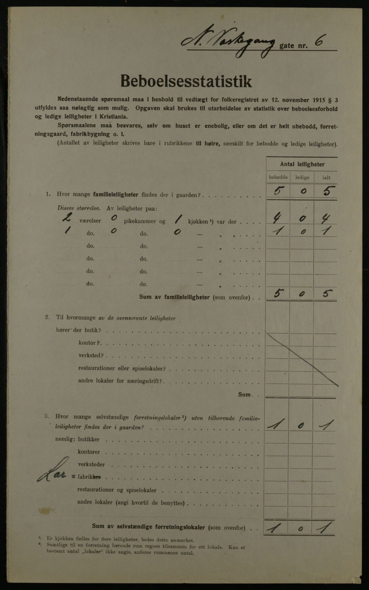 OBA, Kommunal folketelling 1.12.1923 for Kristiania, 1923, s. 76562