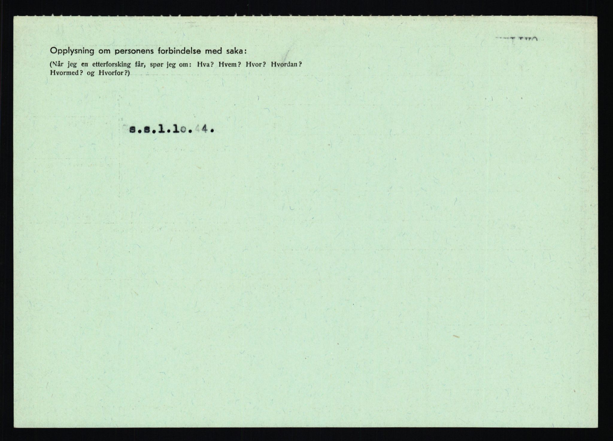 Statspolitiet - Hovedkontoret / Osloavdelingen, AV/RA-S-1329/C/Ca/L0012: Oanæs - Quistgaard	, 1943-1945, s. 2851