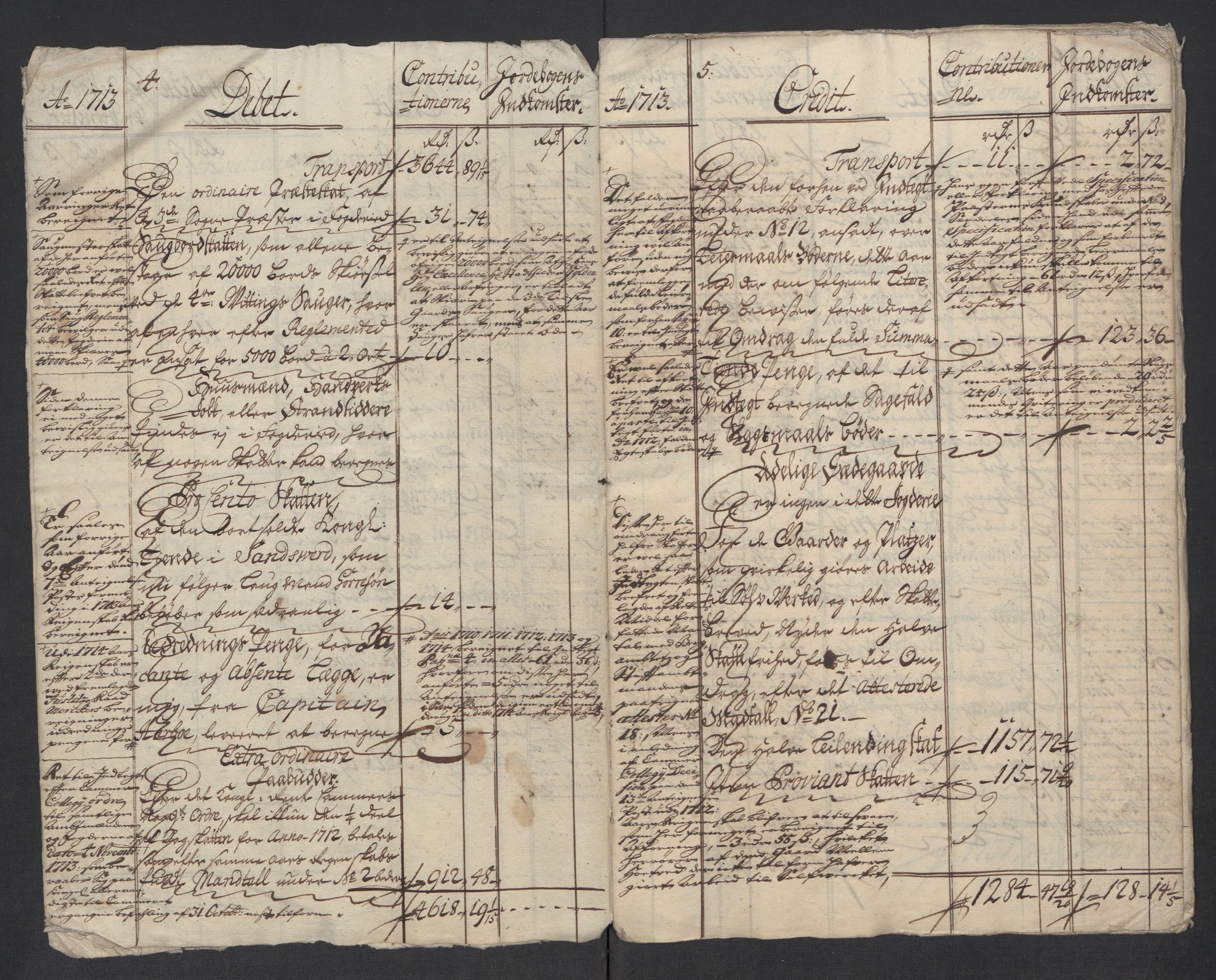 Rentekammeret inntil 1814, Reviderte regnskaper, Fogderegnskap, AV/RA-EA-4092/R24/L1588: Fogderegnskap Numedal og Sandsvær, 1713, s. 6