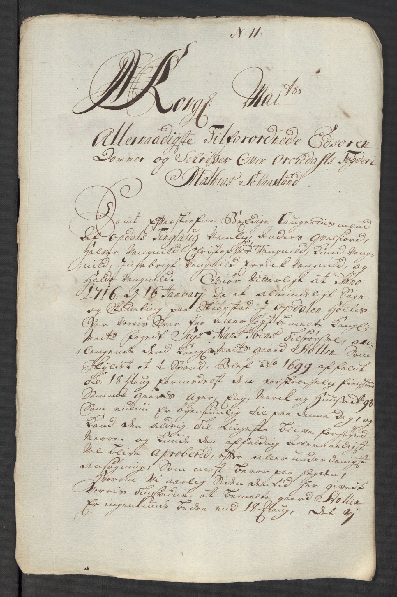Rentekammeret inntil 1814, Reviderte regnskaper, Fogderegnskap, RA/EA-4092/R60/L3966: Fogderegnskap Orkdal og Gauldal, 1715, s. 481
