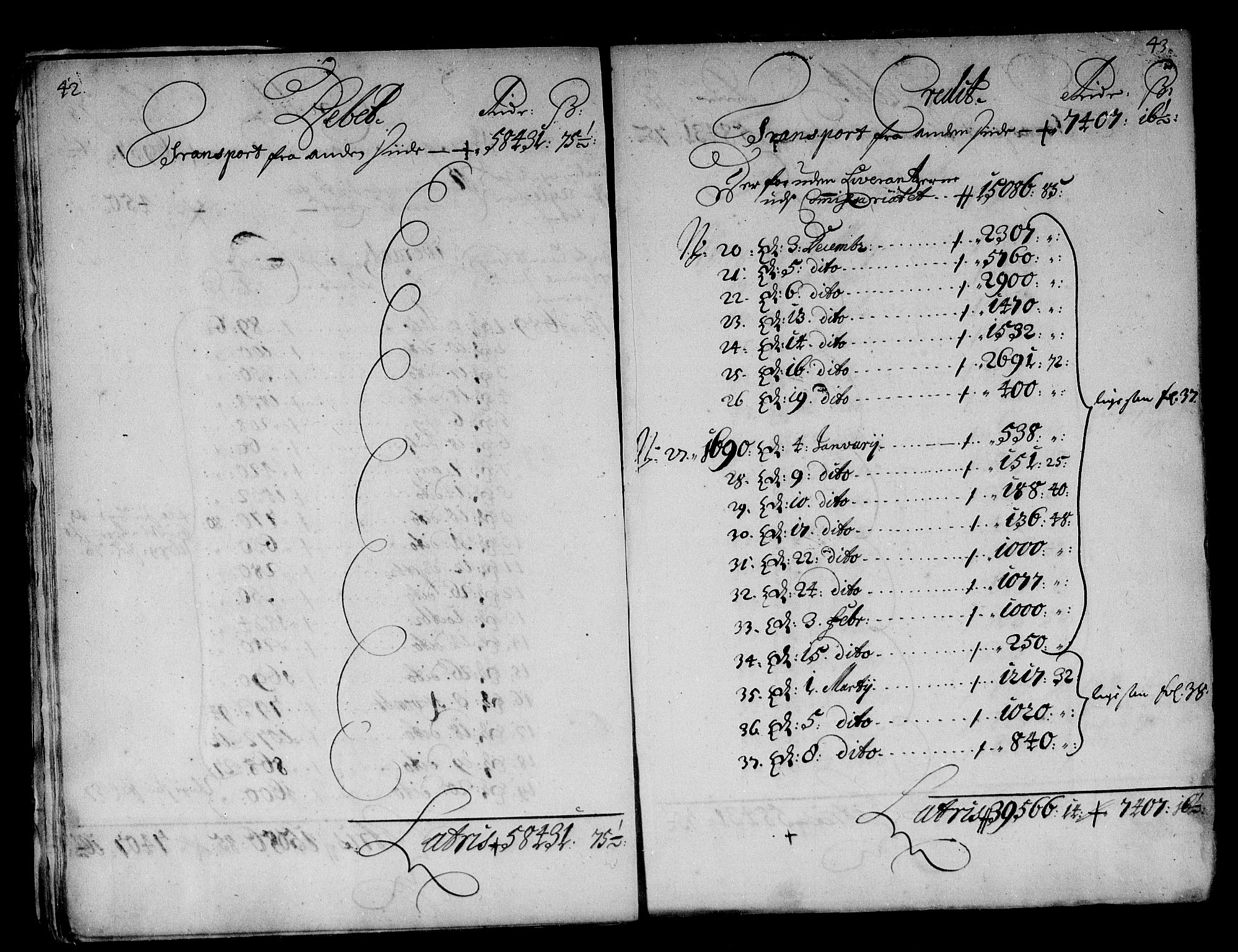 Rentekammeret inntil 1814, Reviderte regnskaper, Stiftamtstueregnskaper, Bergen stiftamt, AV/RA-EA-6043/R/Rc/L0089: Bergen stiftamt, 1688-1689