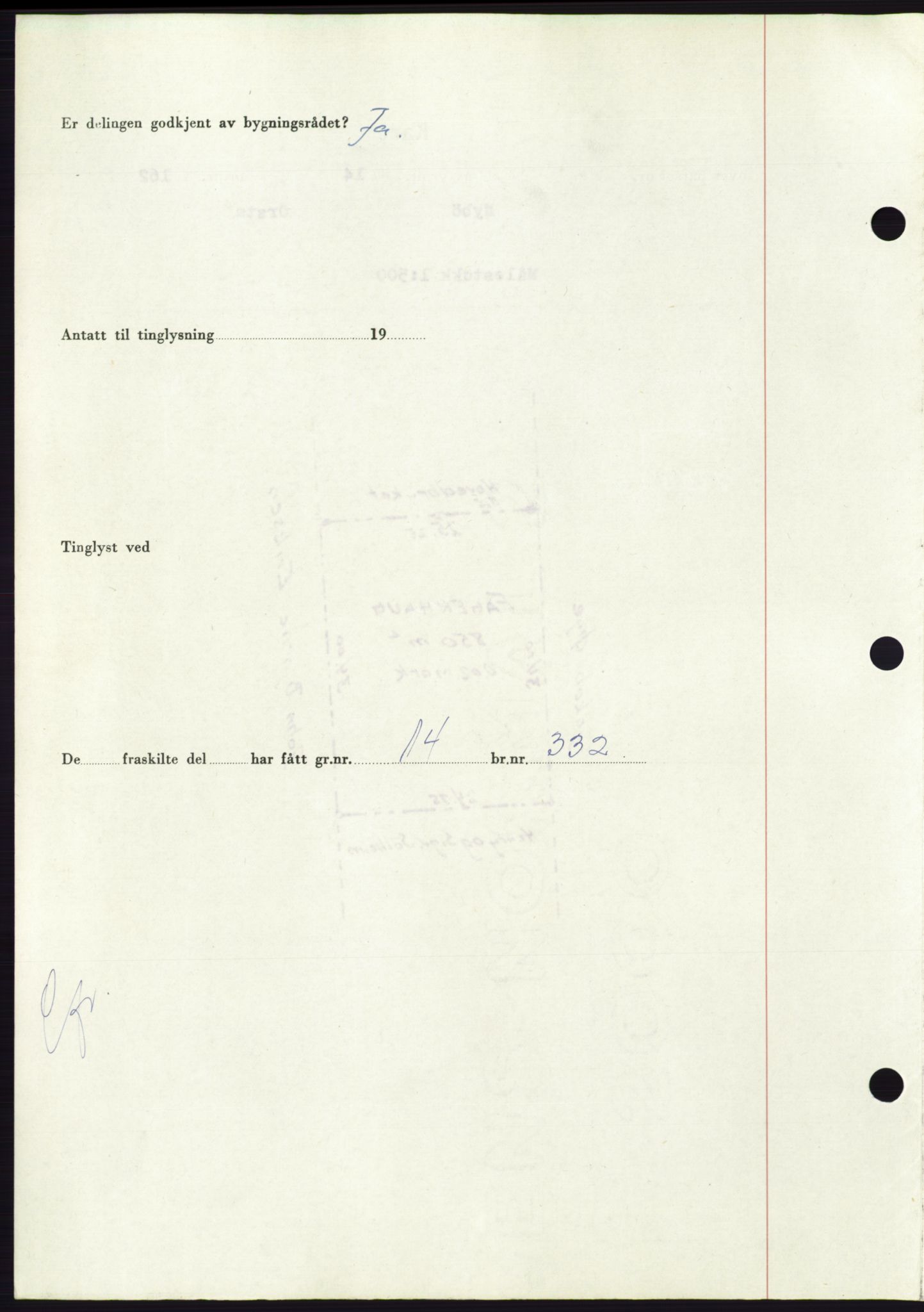 Søre Sunnmøre sorenskriveri, AV/SAT-A-4122/1/2/2C/L0092: Pantebok nr. 18A, 1952-1952, Dagboknr: 1022/1952