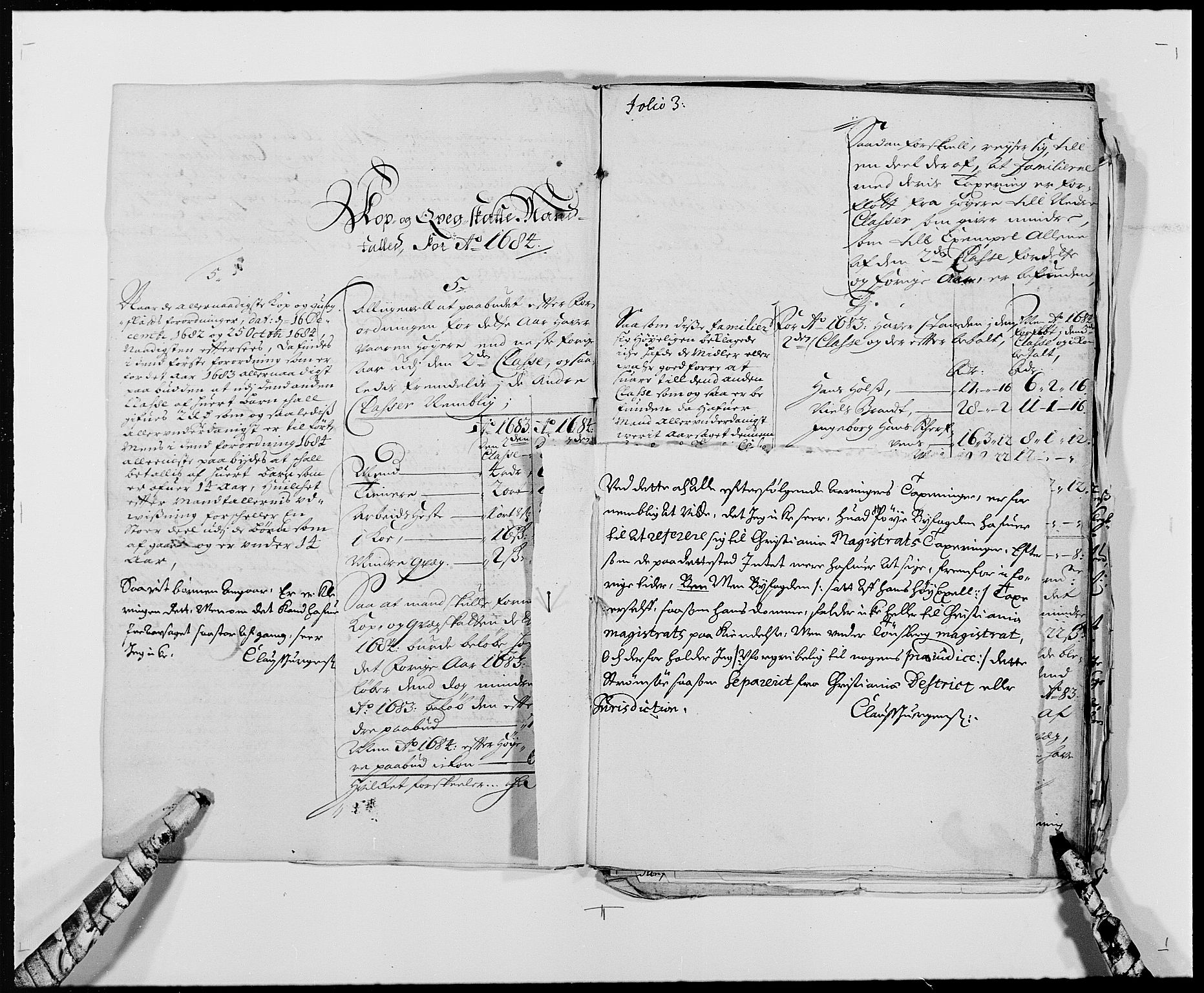 Rentekammeret inntil 1814, Reviderte regnskaper, Byregnskaper, AV/RA-EA-4066/R/Rg/L0140: [G1] Kontribusjonsregnskap, 1679-1692, s. 280
