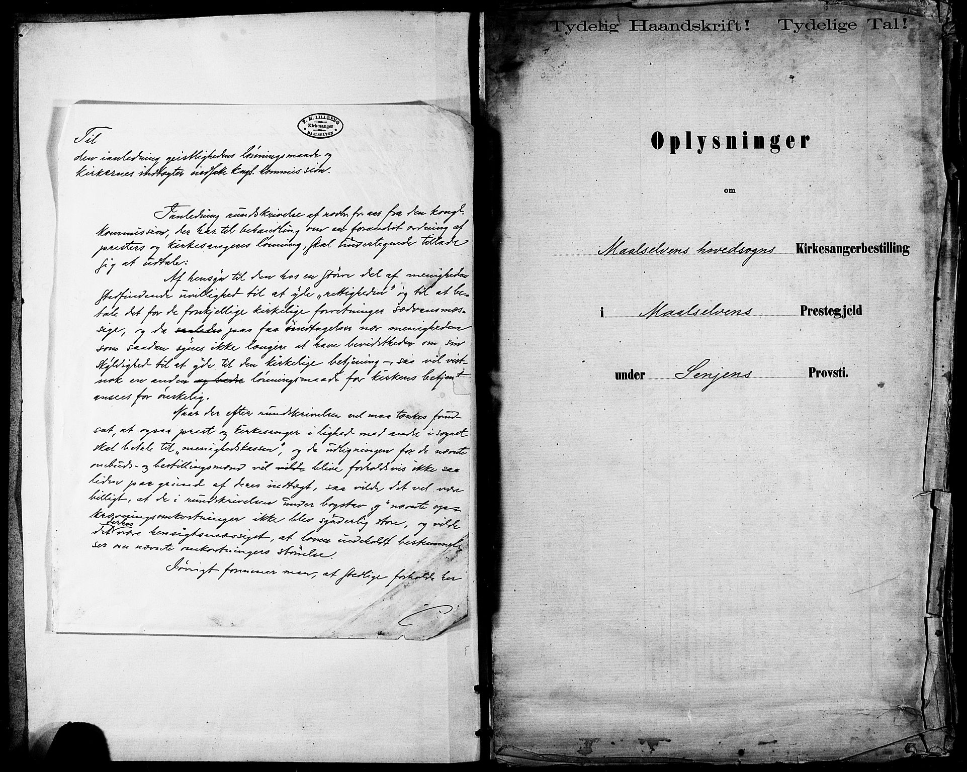 Målselv sokneprestembete, AV/SATØ-S-1311/G/Ga/Gab/L0004klokker: Klokkerbok nr. 4, 1885-1901