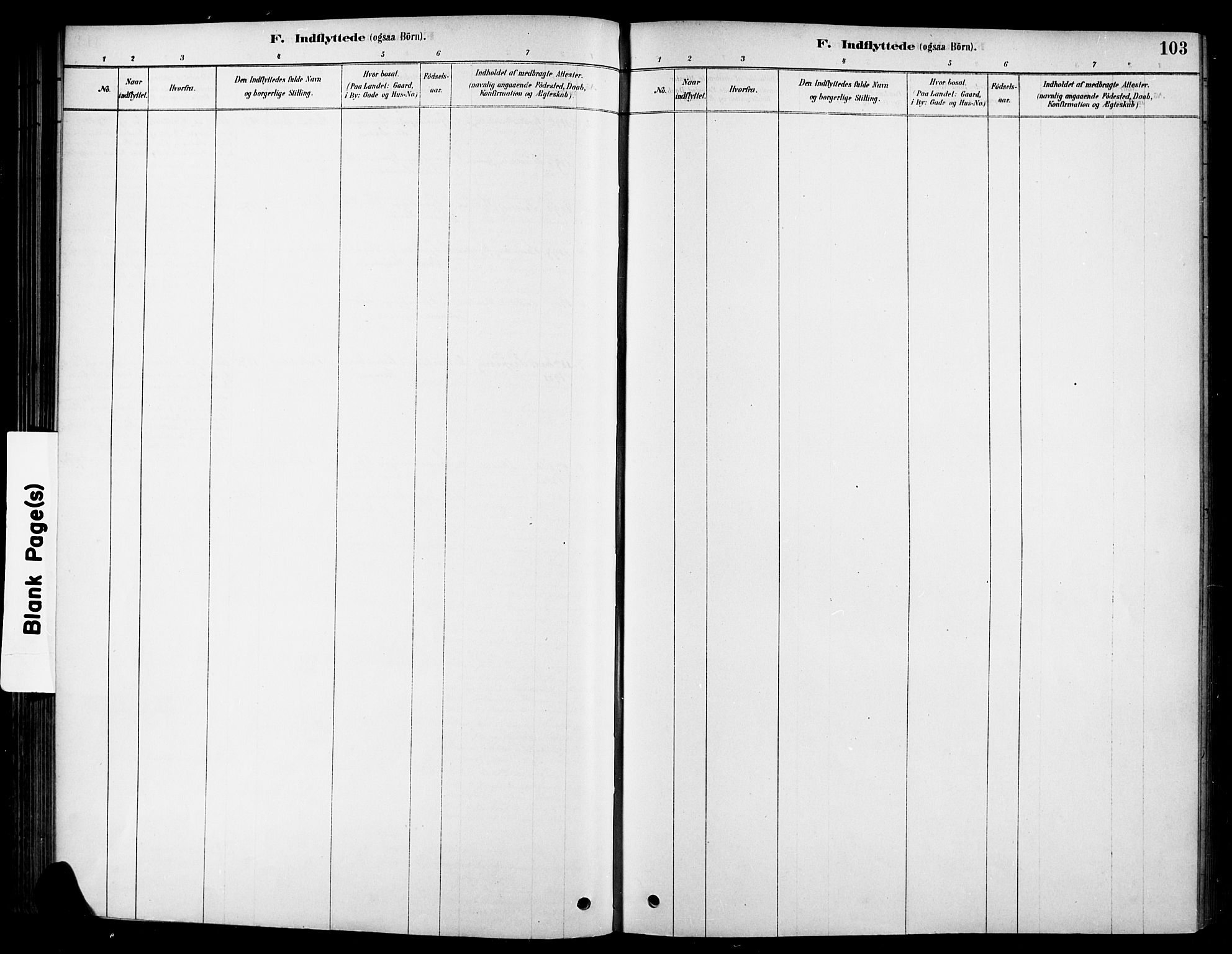 Heddal kirkebøker, SAKO/A-268/F/Fa/L0009: Ministerialbok nr. I 9, 1878-1903, s. 103