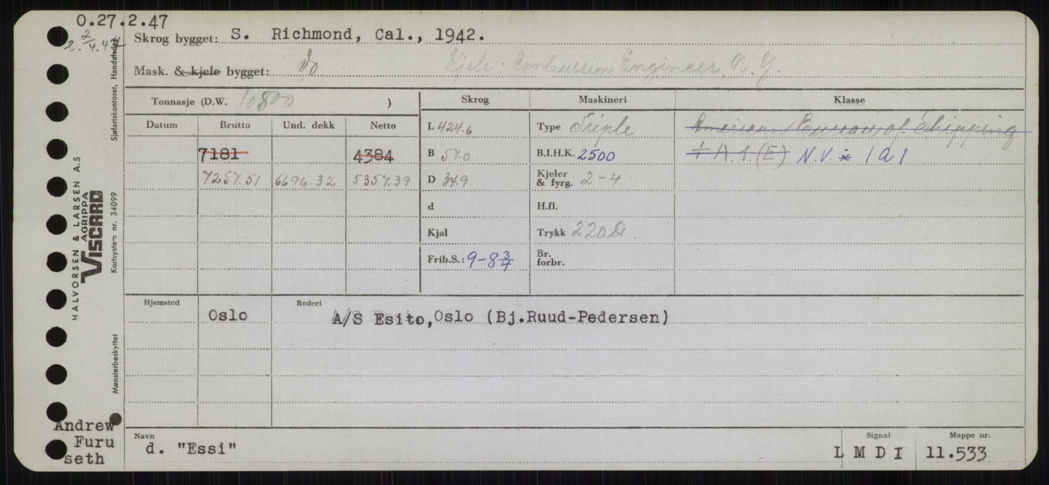 Sjøfartsdirektoratet med forløpere, Skipsmålingen, AV/RA-S-1627/H/Hb/L0002: Fartøy, E-H, s. 51
