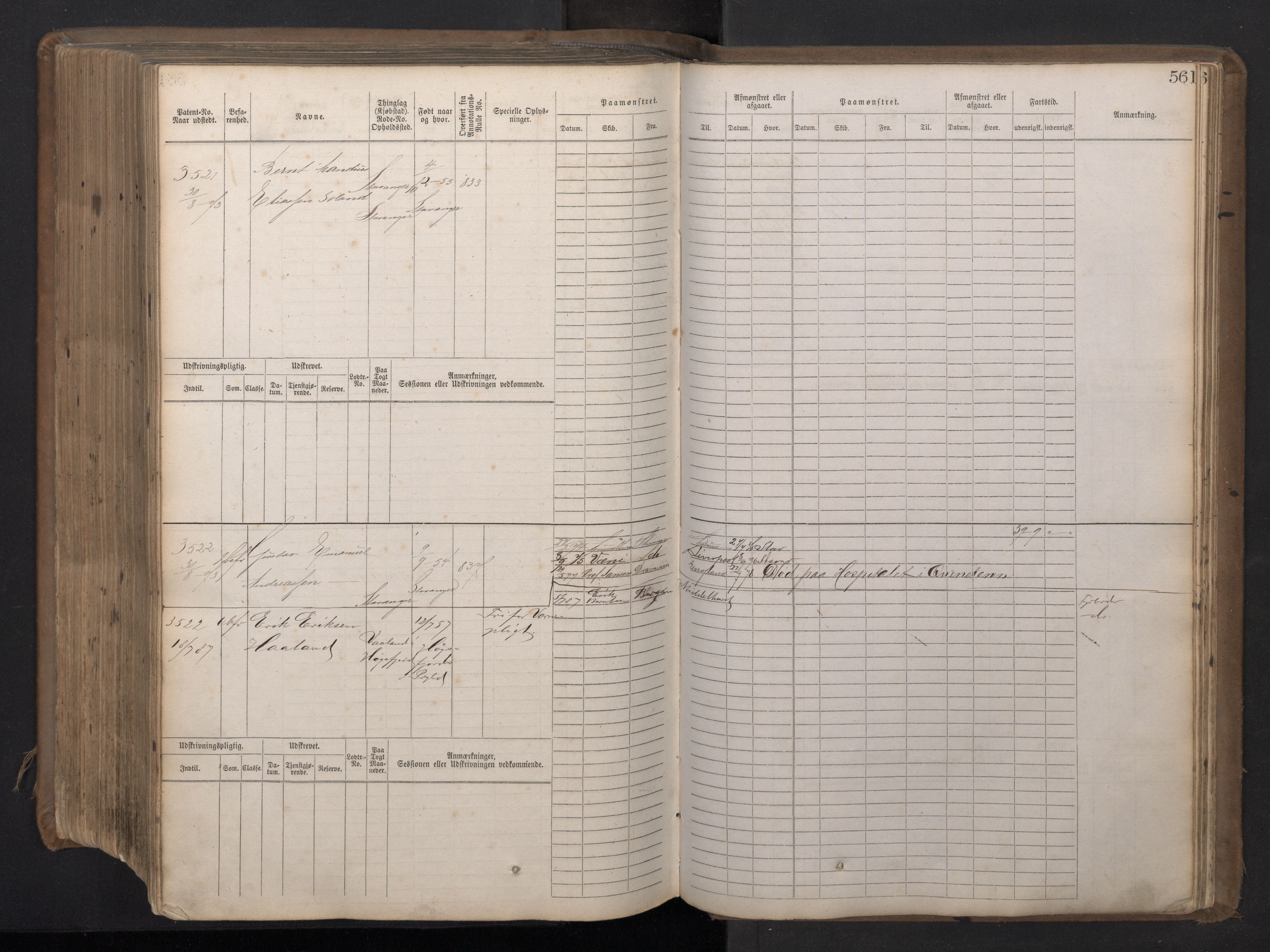 Stavanger sjømannskontor, AV/SAST-A-102006/F/Fb/Fbb/L0018: Sjøfartshovedrulle patnentnr. 2402-3602 (dublett), 1869, s. 565