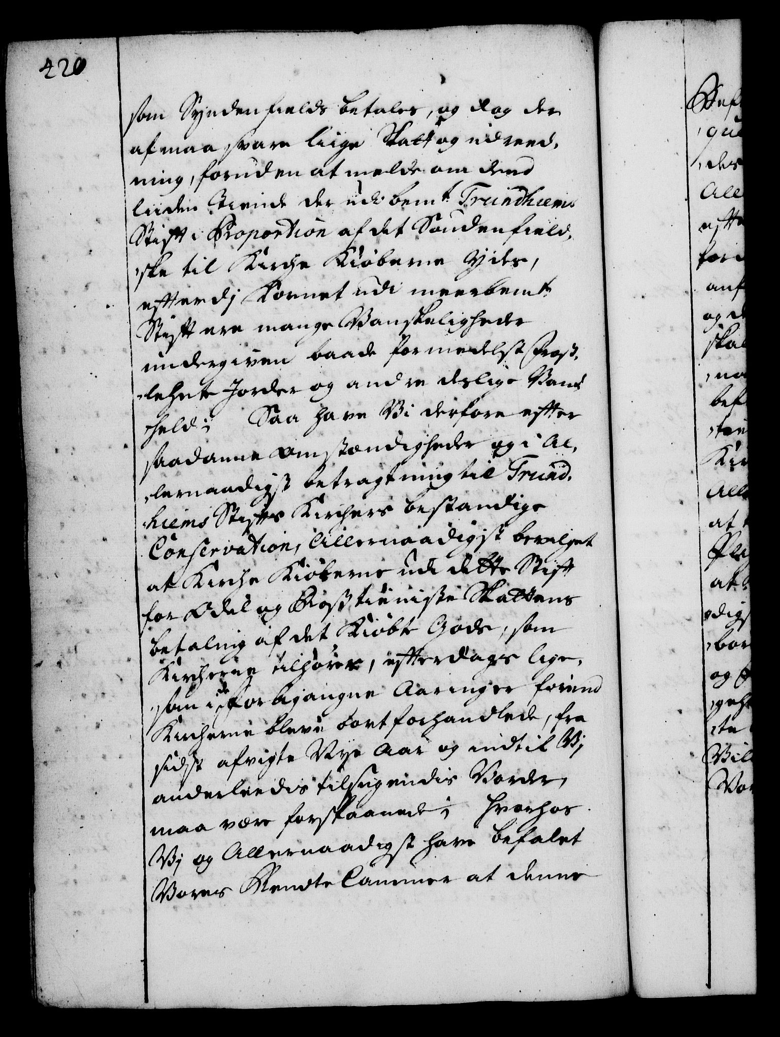 Rentekammeret, Kammerkanselliet, RA/EA-3111/G/Gg/Gga/L0002: Norsk ekspedisjonsprotokoll med register (merket RK 53.2), 1723-1727, s. 420