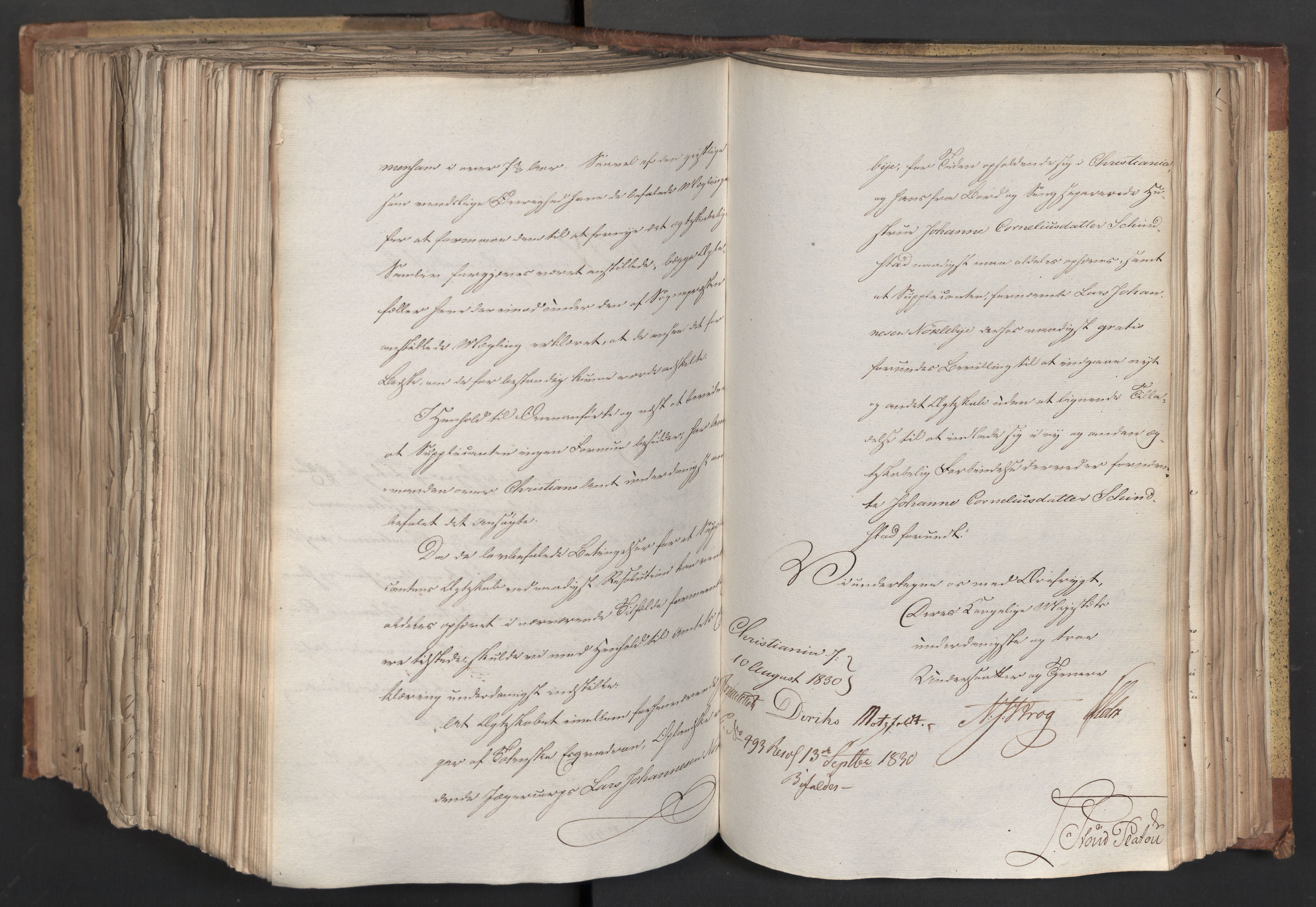 Statsrådsavdelingen i Stockholm, AV/RA-S-1003/D/Da/L0066: Regjeringsinnstillinger nr. 240-449, 1830, s. 674
