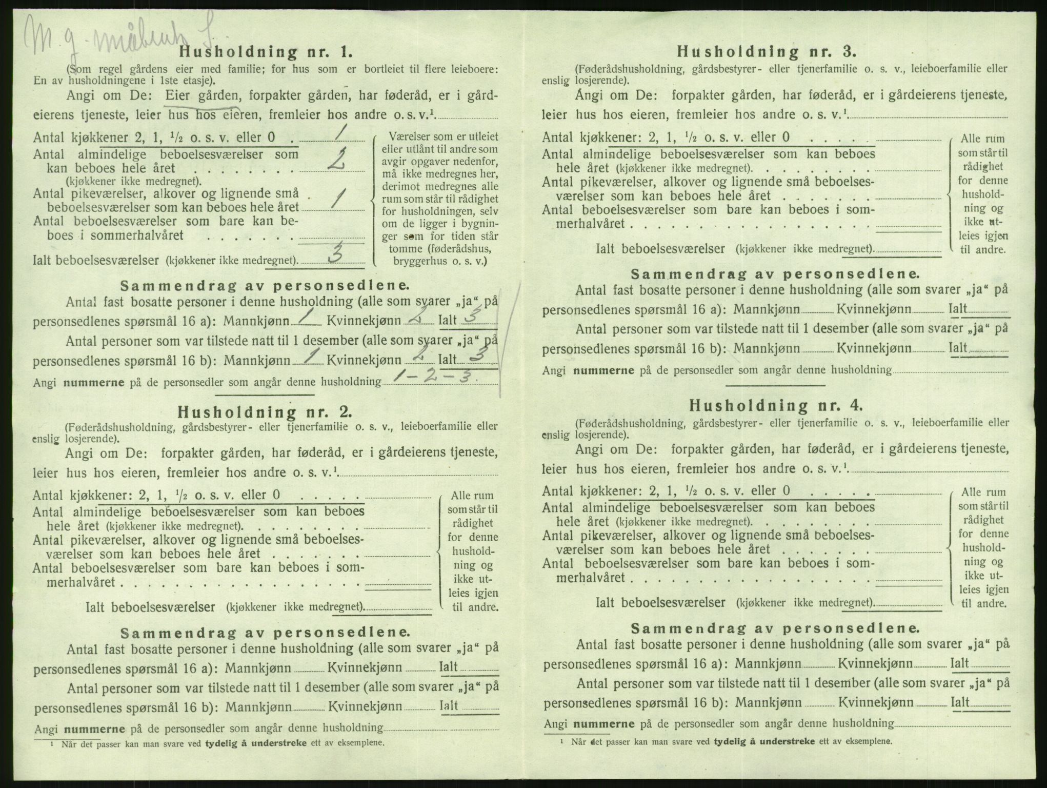 SAK, Folketelling 1920 for 0913 Søndeled herred, 1920, s. 68