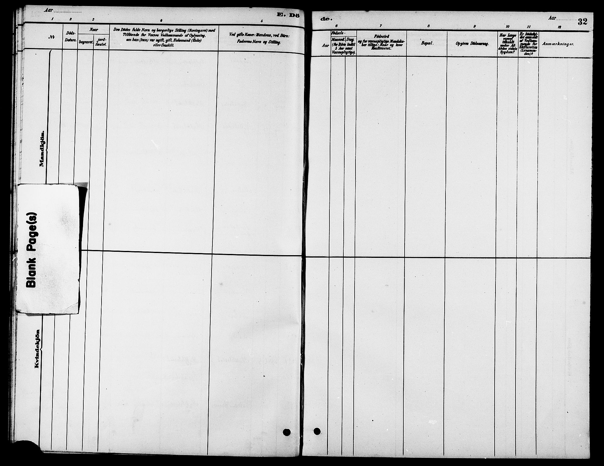 Ministerialprotokoller, klokkerbøker og fødselsregistre - Nordland, AV/SAT-A-1459/838/L0558: Klokkerbok nr. 838C05, 1880-1902, s. 32