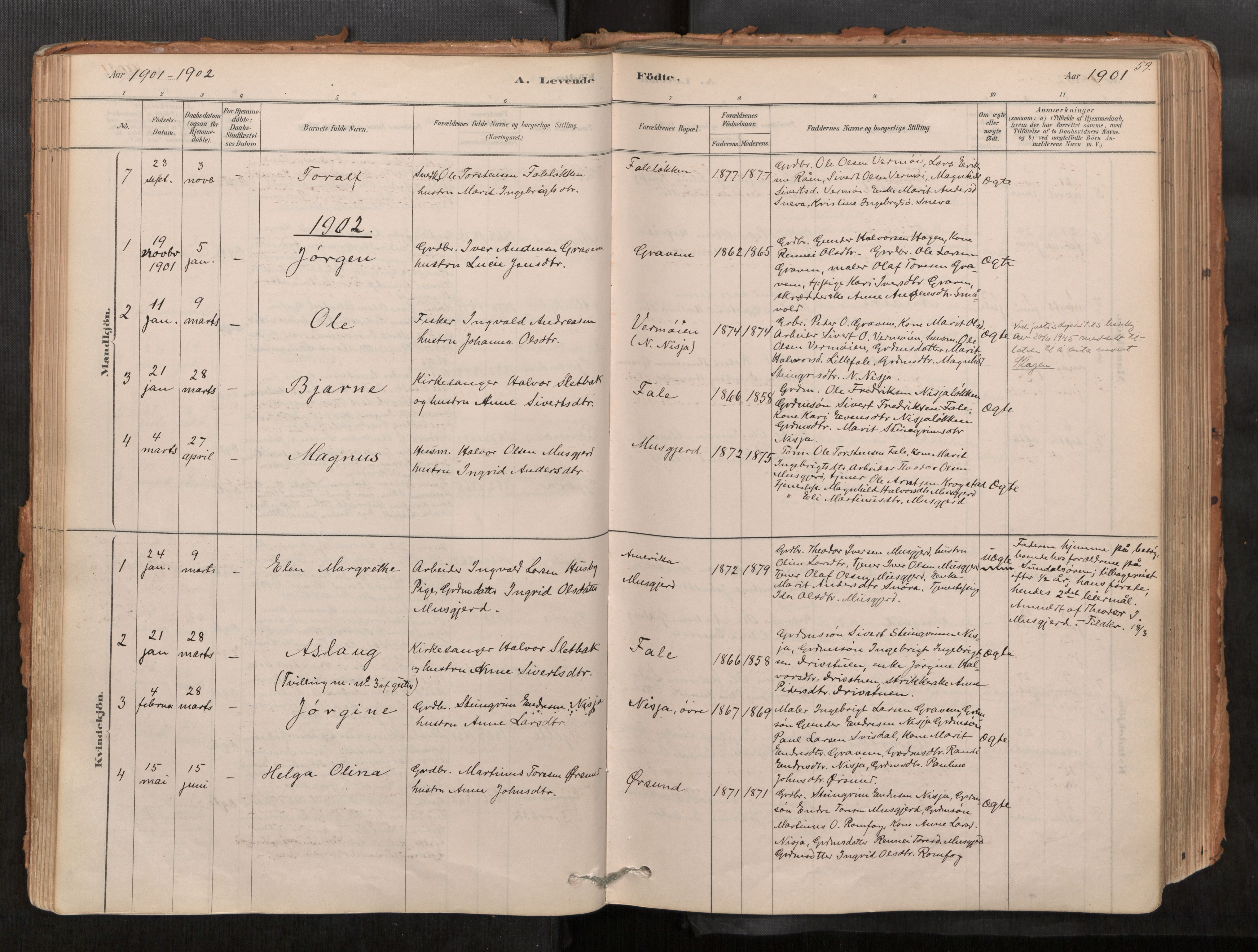 Sunndal sokneprestkontor, SAT/A-1085/1/I/I1/I1a/L0001: Ministerialbok nr. 1, 1877-1914, s. 59