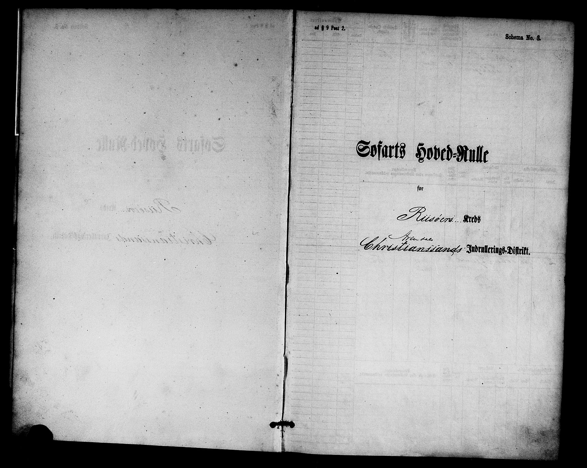 Risør mønstringskrets, AV/SAK-2031-0010/F/Fb/L0002: Hovedrulle nr 1-766, Q-2, 1868-1878, s. 2