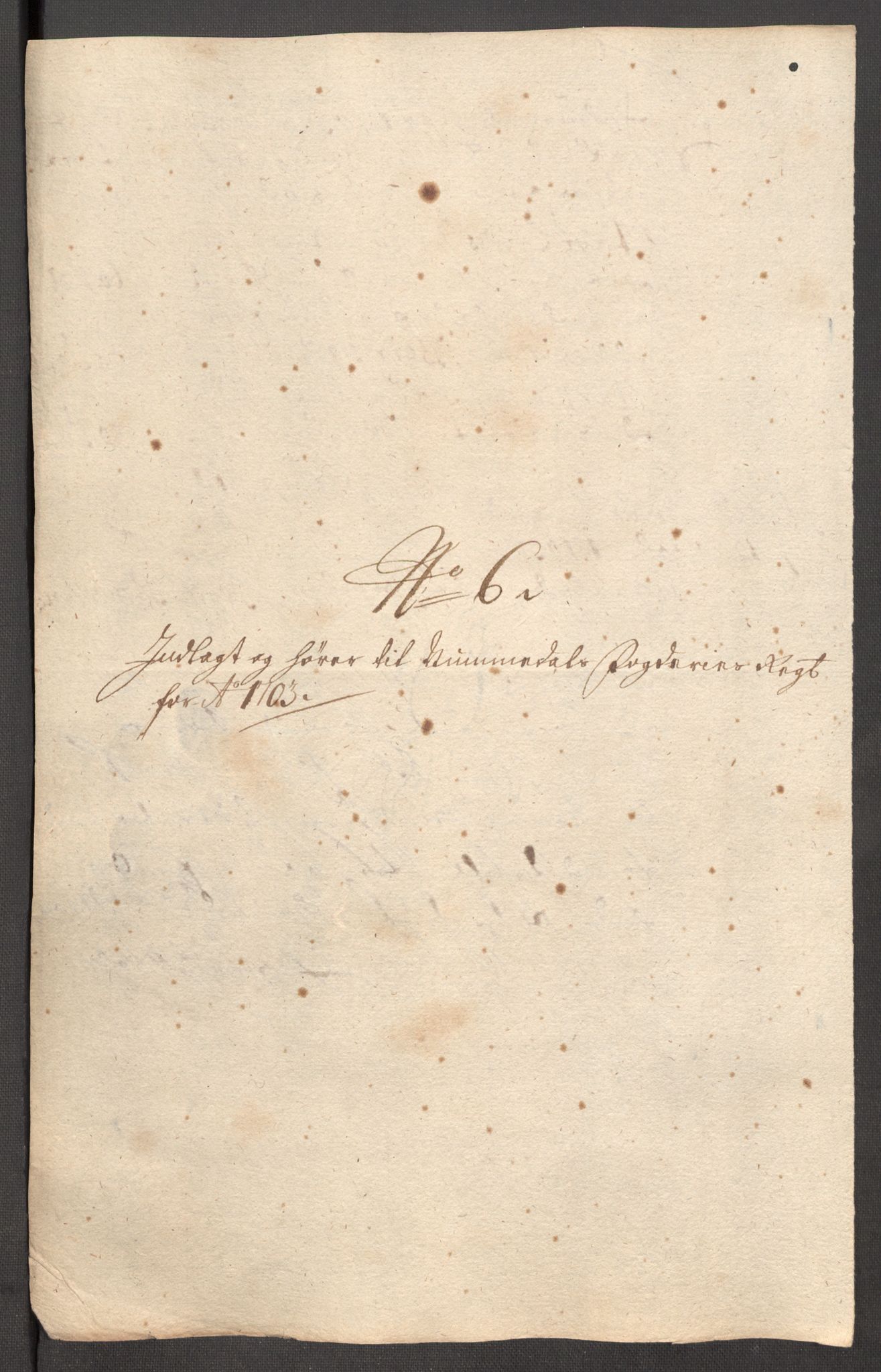 Rentekammeret inntil 1814, Reviderte regnskaper, Fogderegnskap, RA/EA-4092/R64/L4428: Fogderegnskap Namdal, 1703-1704, s. 100