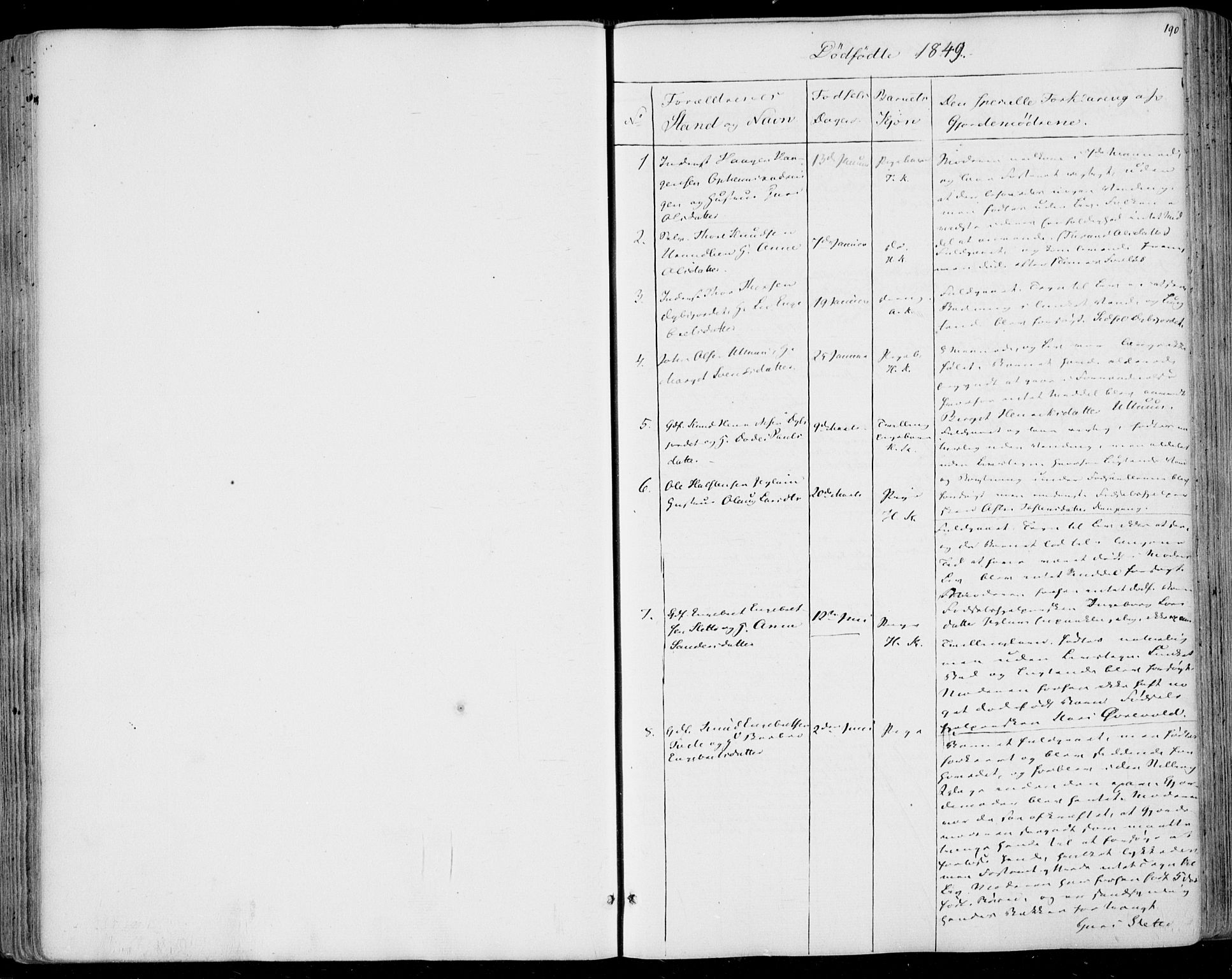Ål kirkebøker, SAKO/A-249/F/Fa/L0006: Ministerialbok nr. I 6, 1849-1864, s. 190