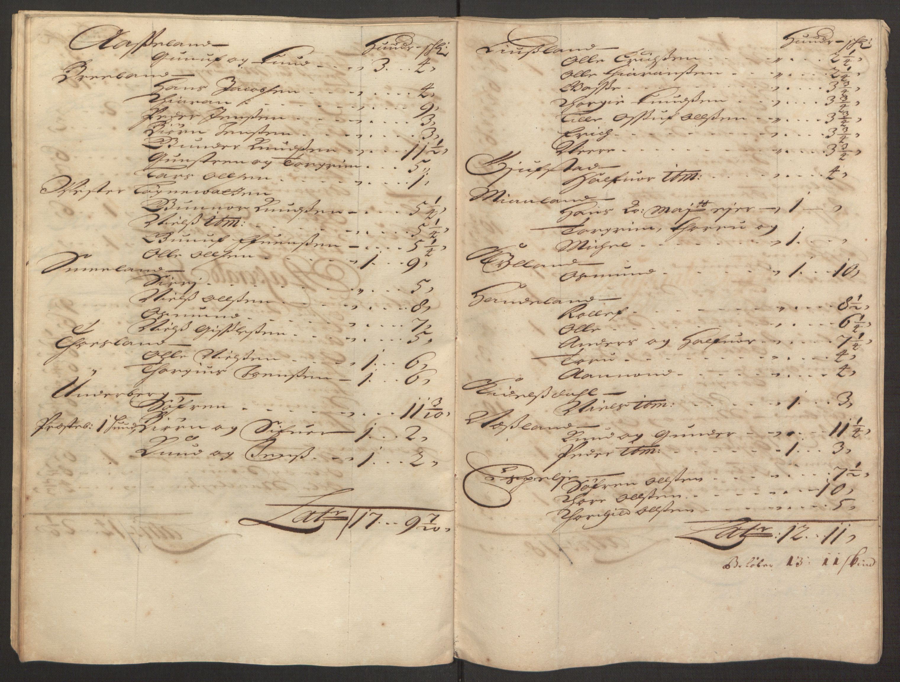 Rentekammeret inntil 1814, Reviderte regnskaper, Fogderegnskap, AV/RA-EA-4092/R40/L2444: Fogderegnskap Råbyggelag, 1693-1696, s. 154