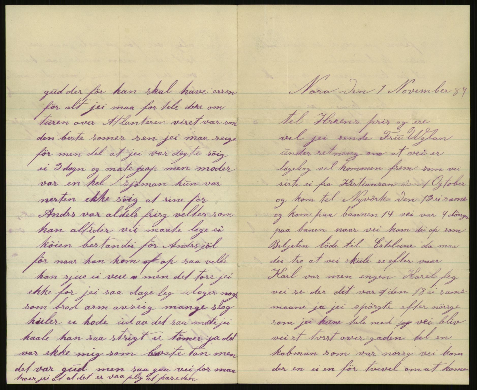 Samlinger til kildeutgivelse, Amerikabrevene, AV/RA-EA-4057/F/L0026: Innlån fra Aust-Agder: Aust-Agder-Arkivet - Erickson, 1838-1914, s. 913