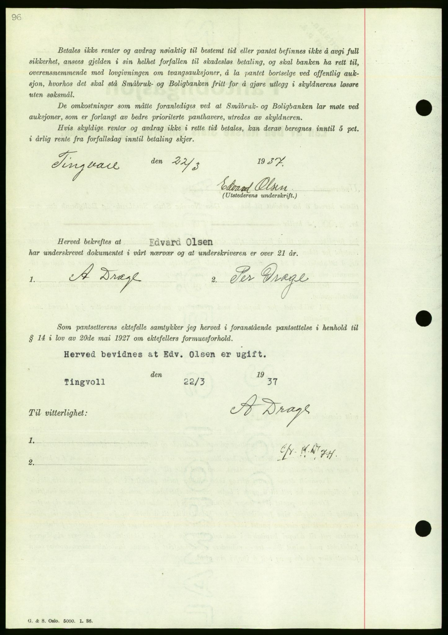 Nordmøre sorenskriveri, AV/SAT-A-4132/1/2/2Ca/L0091: Pantebok nr. B81, 1937-1937, Dagboknr: 738/1937