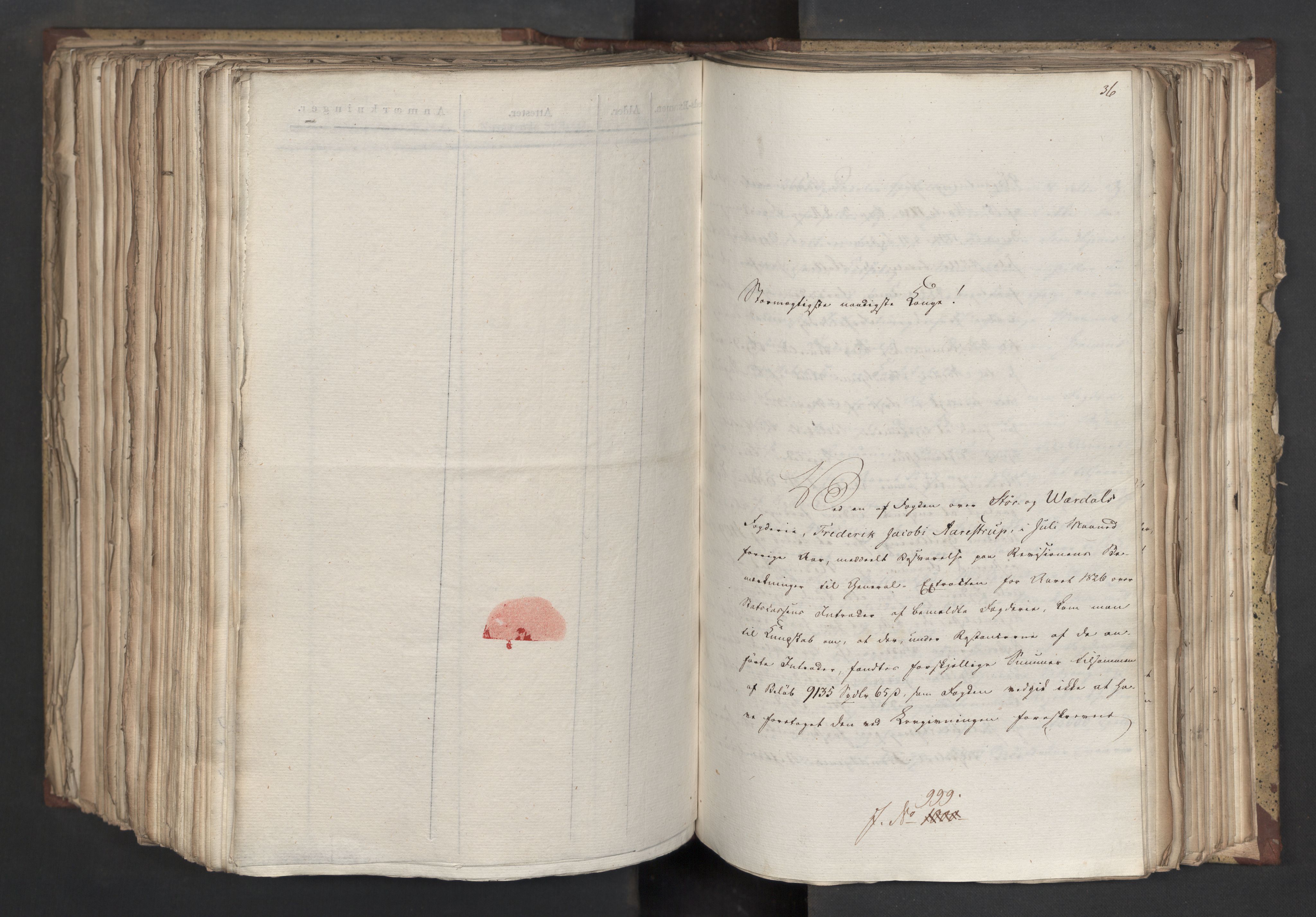 Statsrådsavdelingen i Stockholm, AV/RA-S-1003/D/Da/L0058: Regjeringsinnstillinger nr. 808-1073, 1829, s. 564