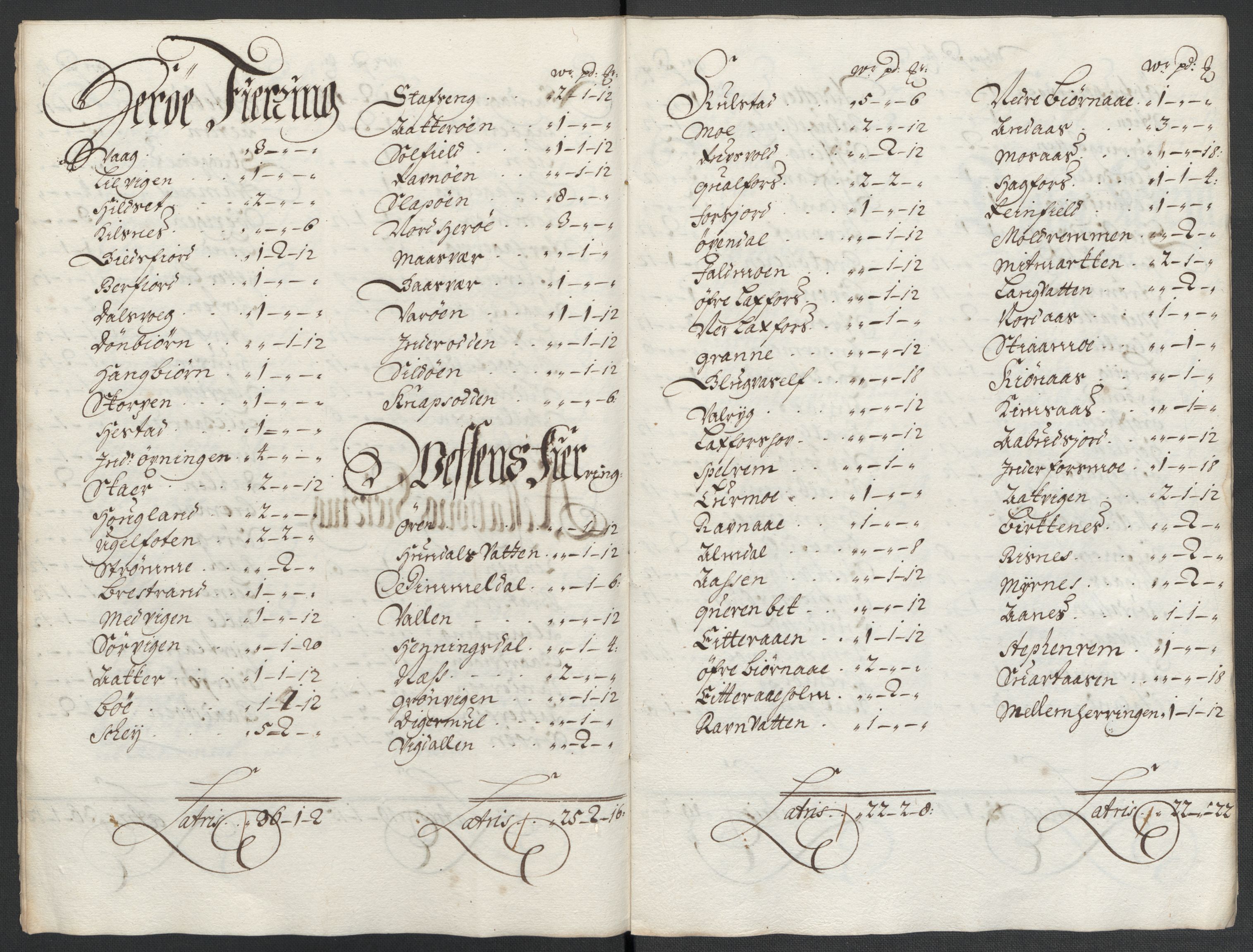 Rentekammeret inntil 1814, Reviderte regnskaper, Fogderegnskap, AV/RA-EA-4092/R65/L4507: Fogderegnskap Helgeland, 1699-1701, s. 87