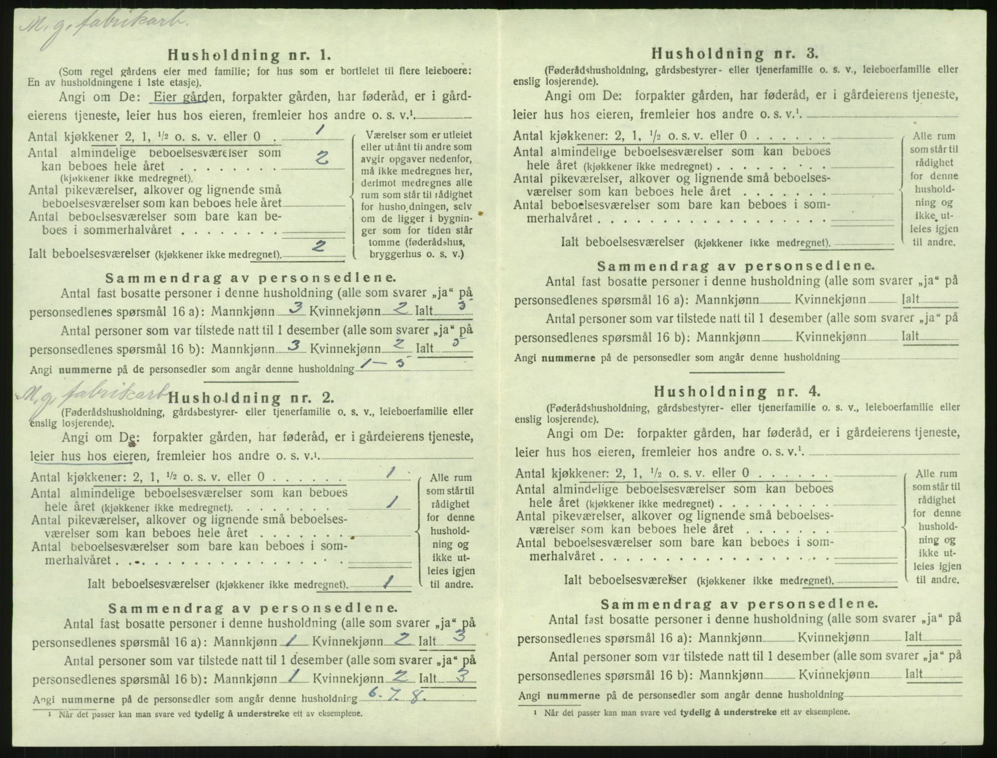 SAK, Folketelling 1920 for 0914 Holt herred, 1920, s. 1237