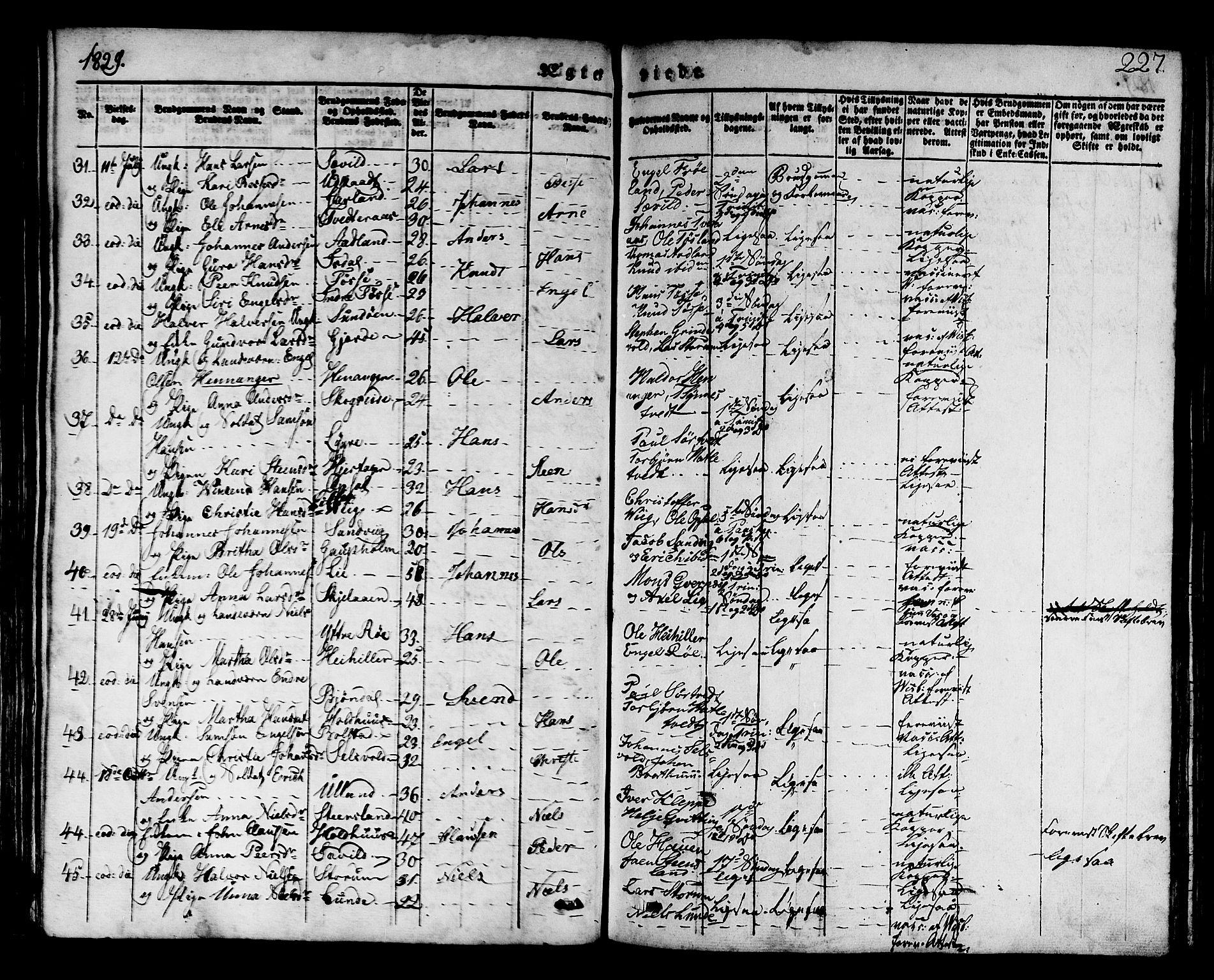 Os sokneprestembete, AV/SAB-A-99929: Ministerialbok nr. A 14, 1826-1839, s. 227