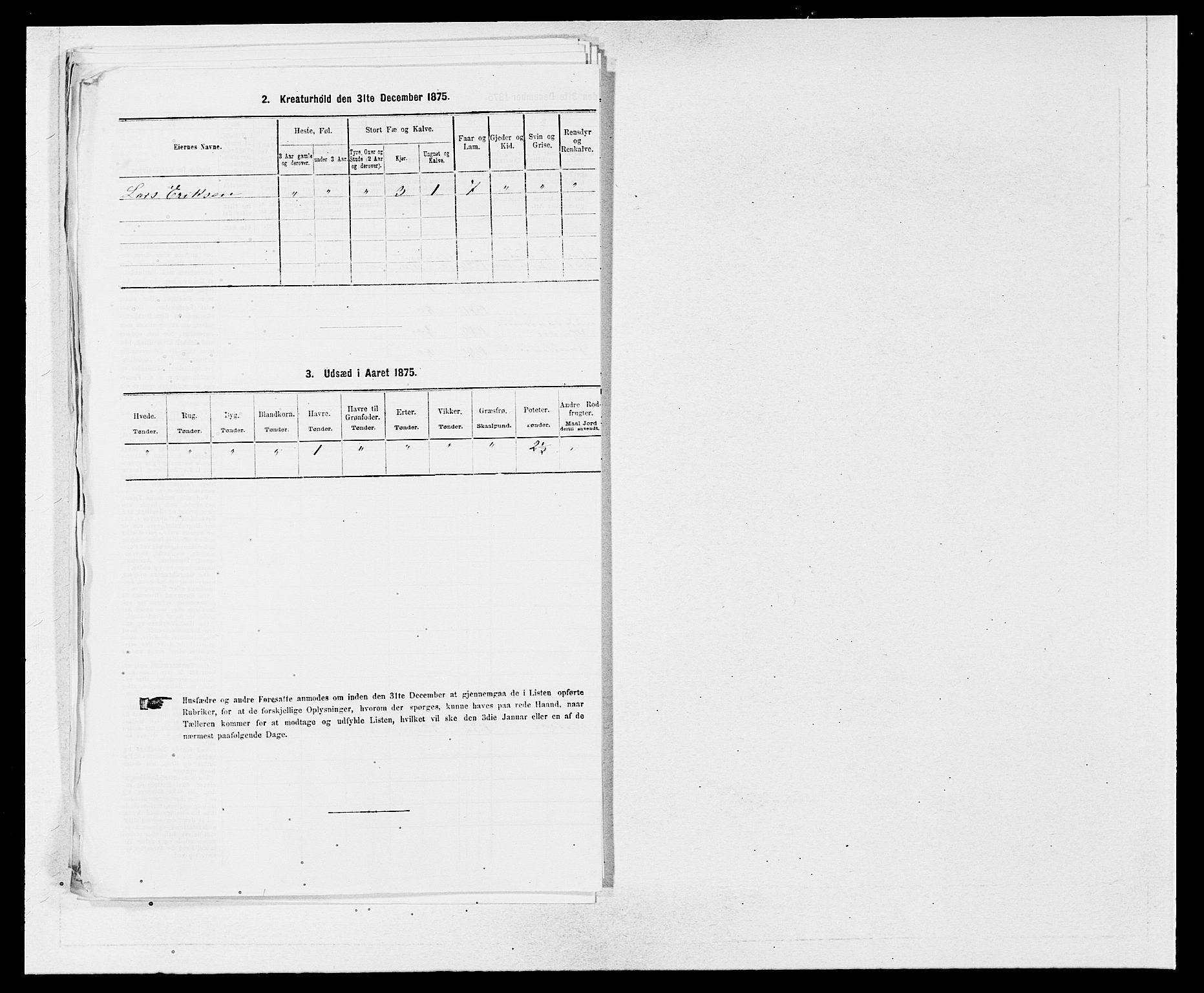 SAB, Folketelling 1875 for 1243P Os prestegjeld, 1875, s. 634