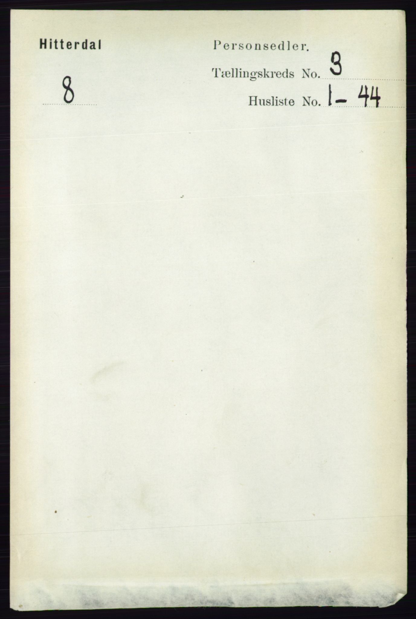 RA, Folketelling 1891 for 0823 Heddal herred, 1891, s. 999