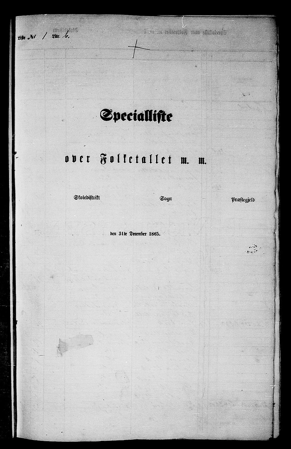 RA, Folketelling 1865 for 1445P Gloppen prestegjeld, 1865, s. 28